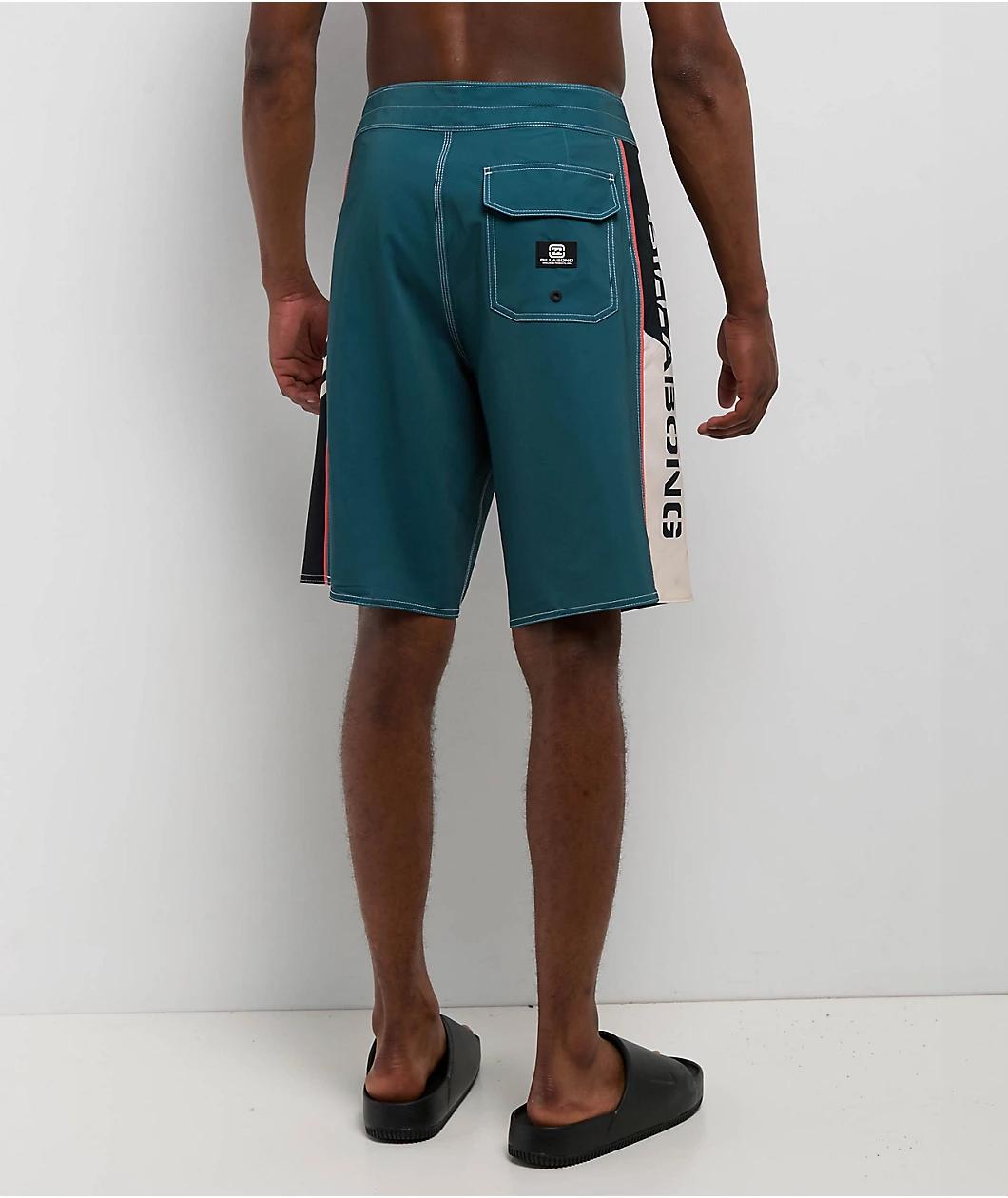 Billabong D Bah 2.0 Pro Turquoise & Blue Board Shorts Product Image