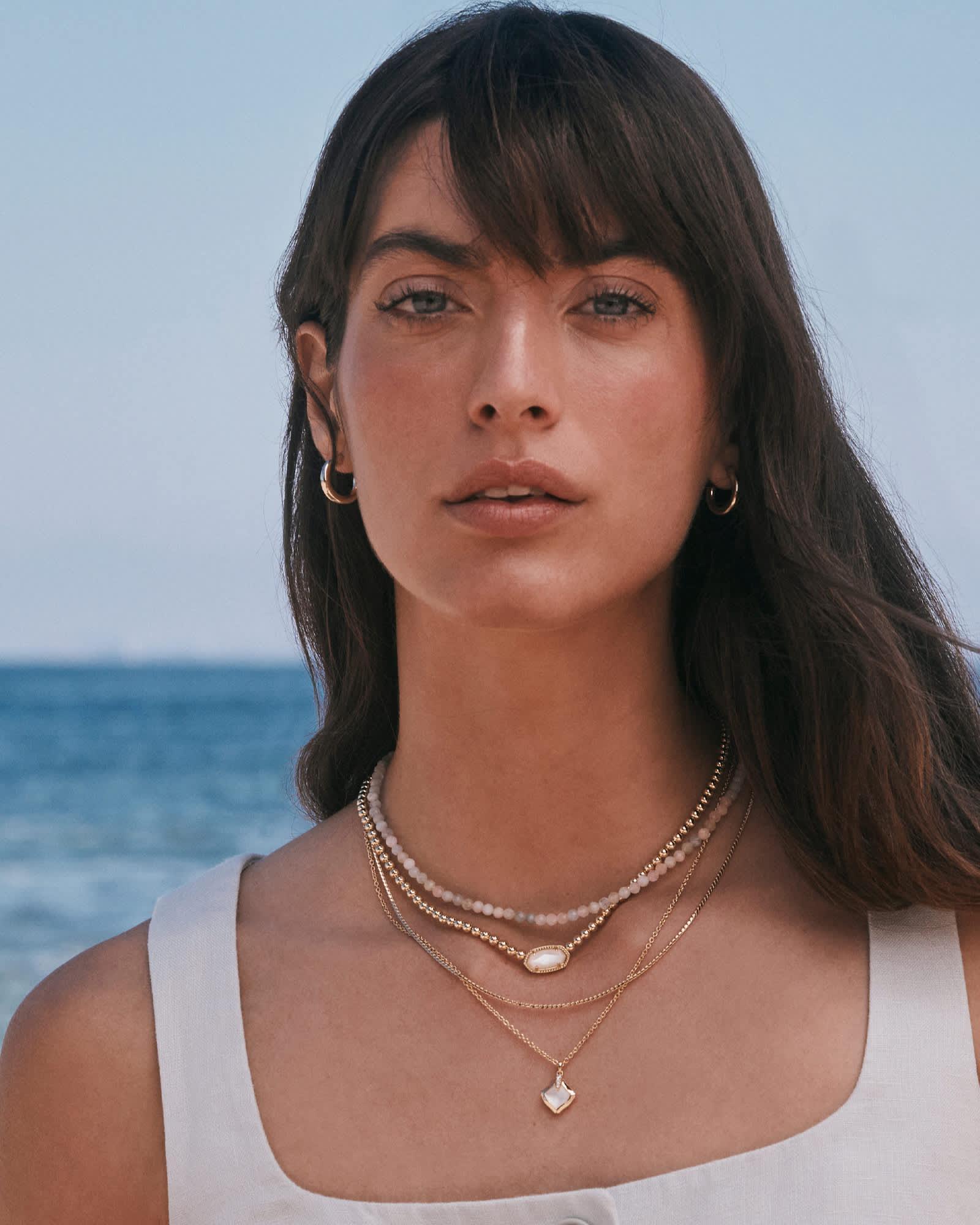 Sylvia Gold Strand Necklace Product Image