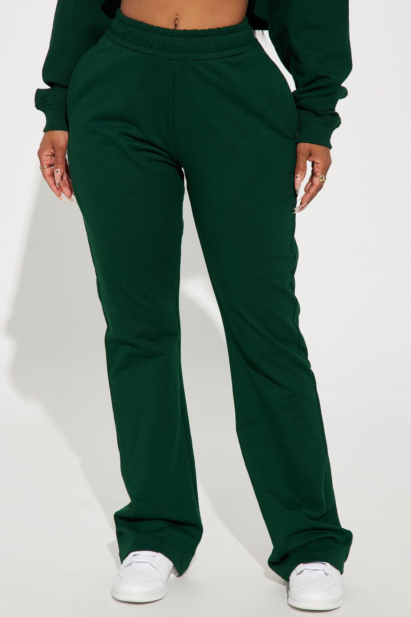 Flight Time Lounge Flare Pants - Green Product Image