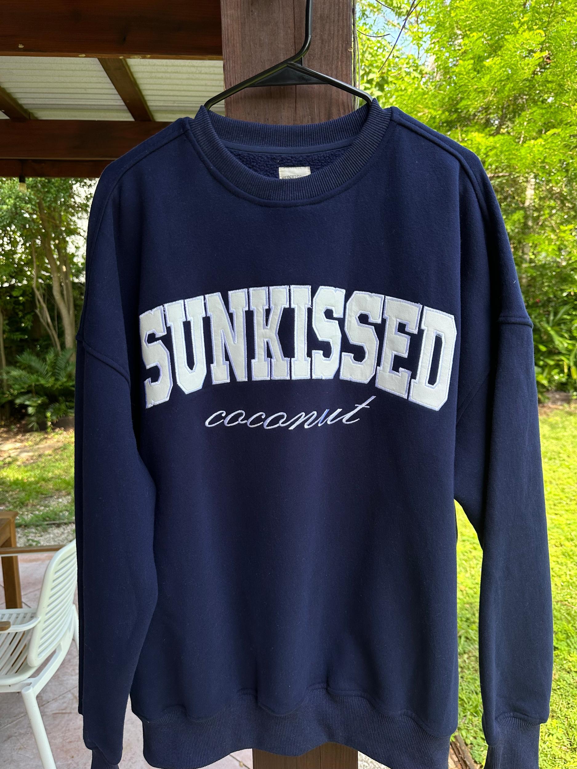 Navy Blue Yacht Club Sunkissed Sweatshirt Product Image
