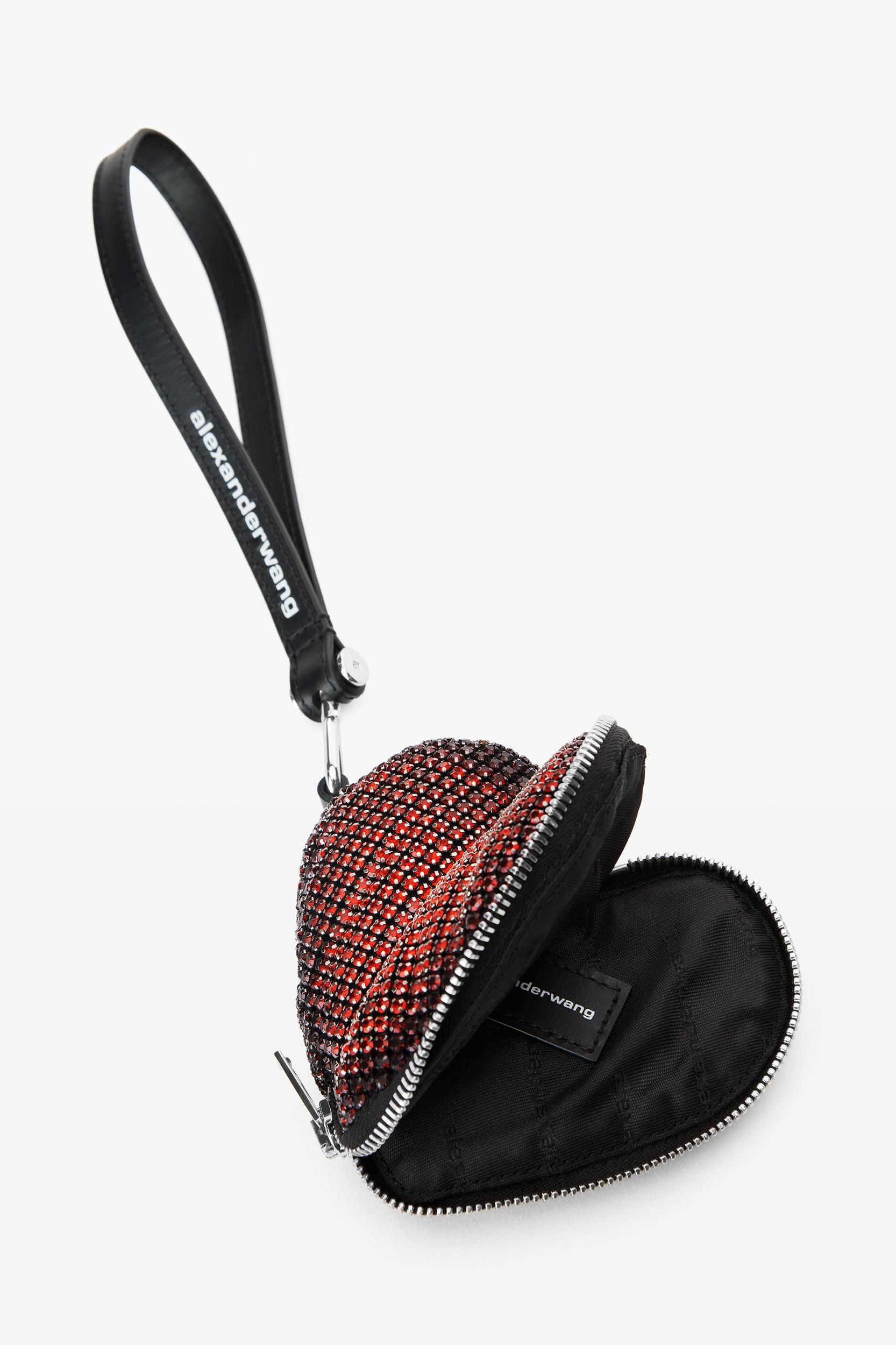 Crystal Mesh Heart Wristlet Product Image