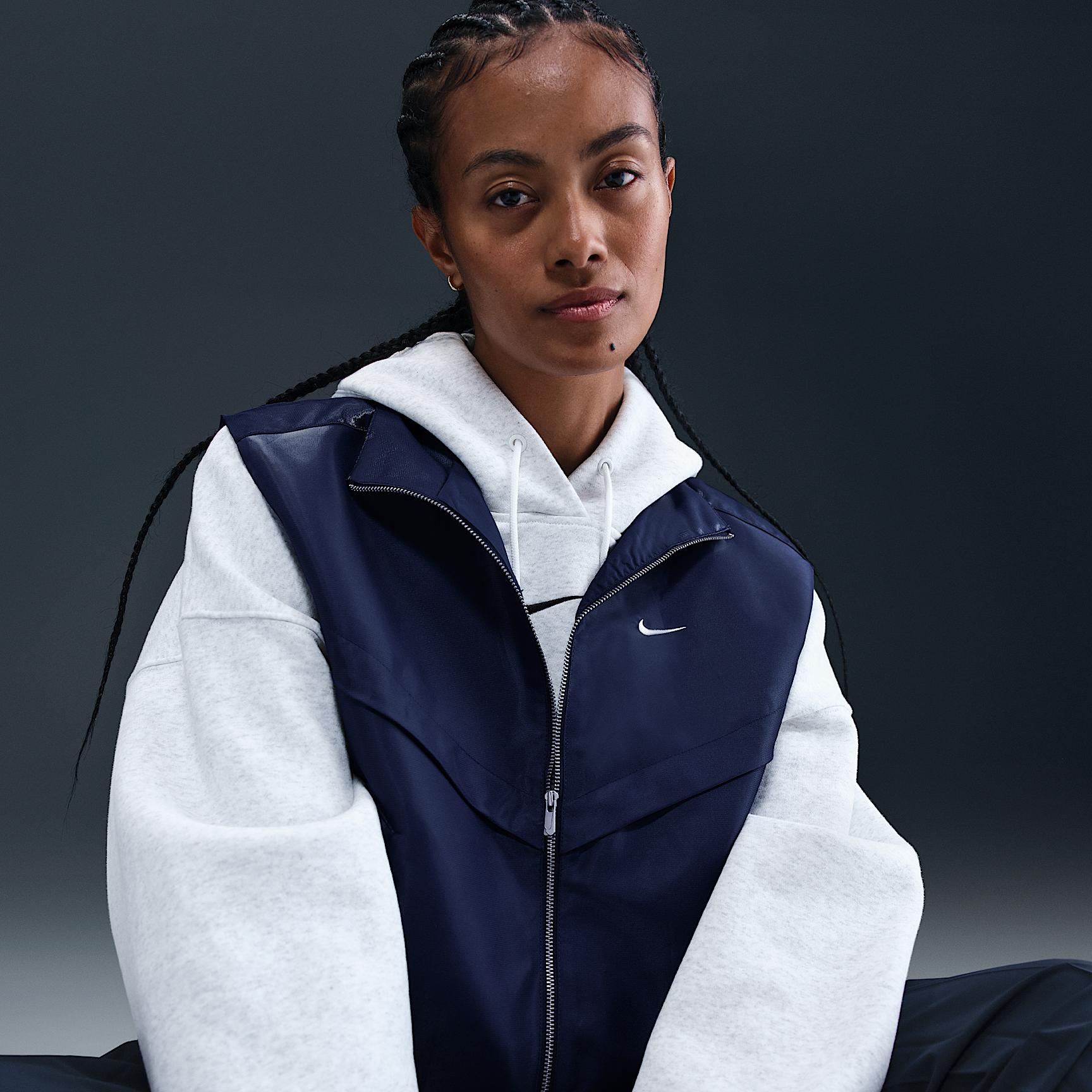 Womens Nike Sportswear Windrunner Shine Vest | HV2472-010 Product Image