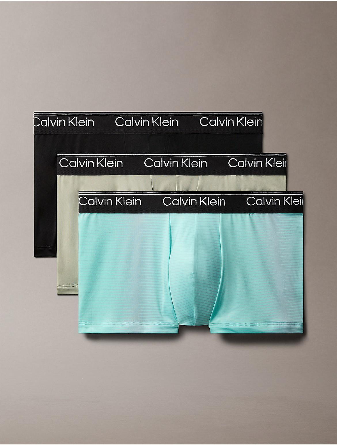 Calvin Klein Mens Micro Stretch 3-Pack Low Rise Trunk - Multi Product Image