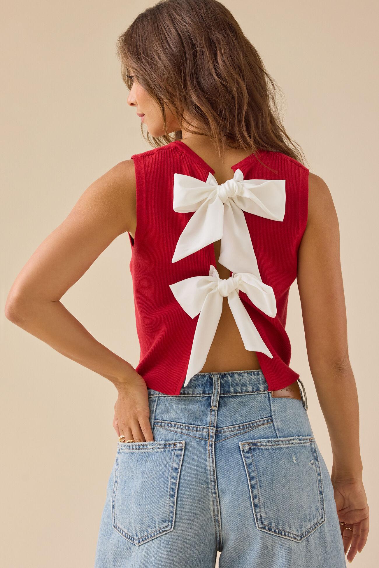 Maisie Bow Back Vest Product Image