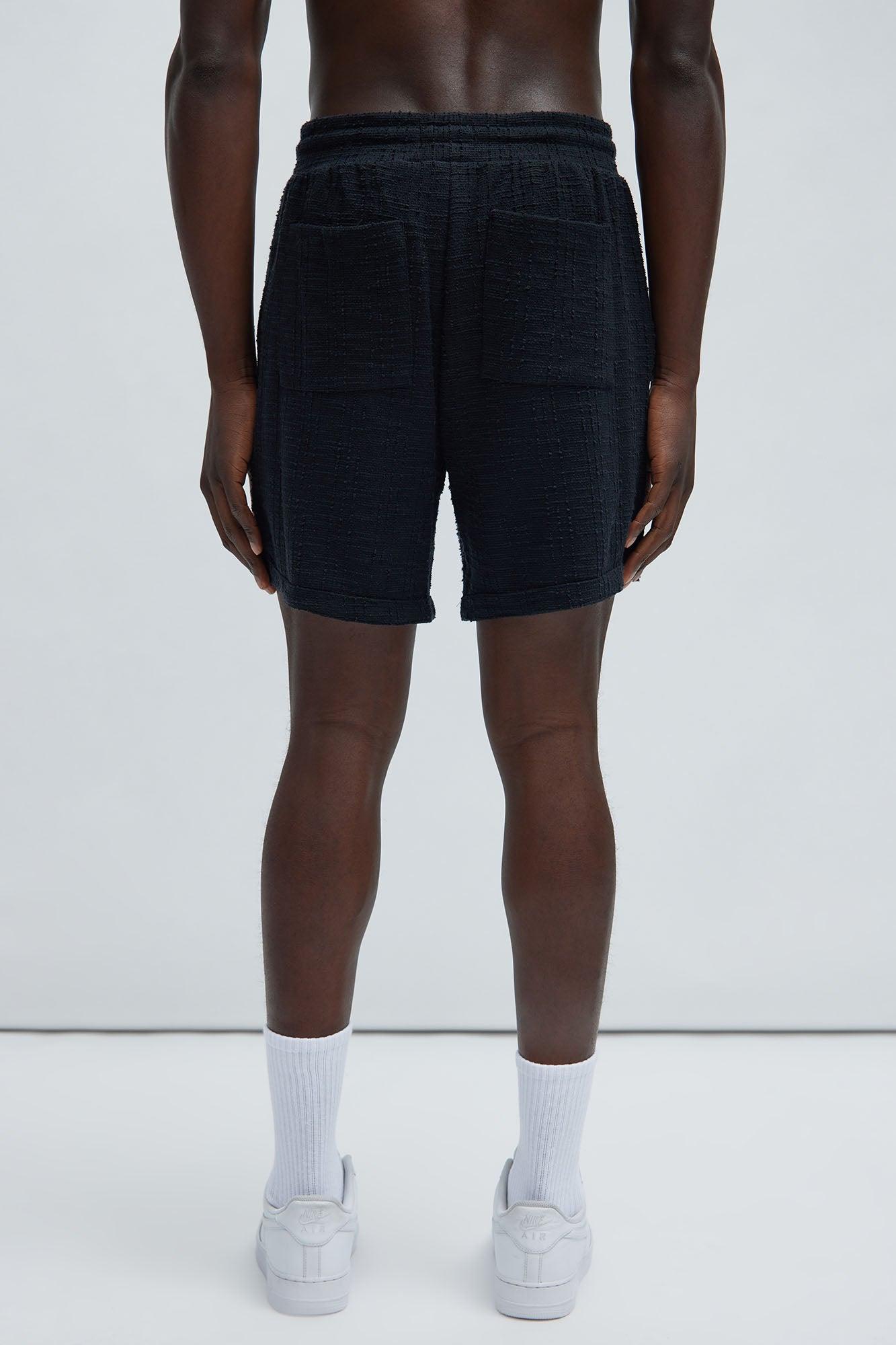 Jordan Textured Volley Shorts - Black Product Image