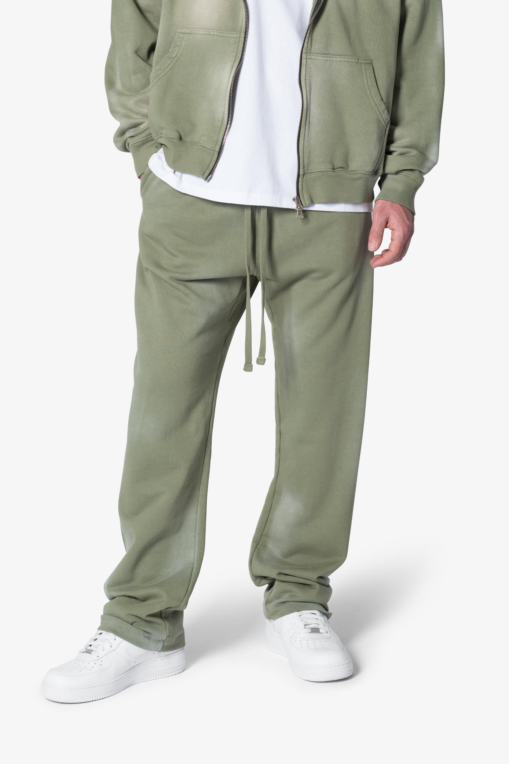 Faded Relaxed Every Day Sweatpants - Washed Olive Product Image
