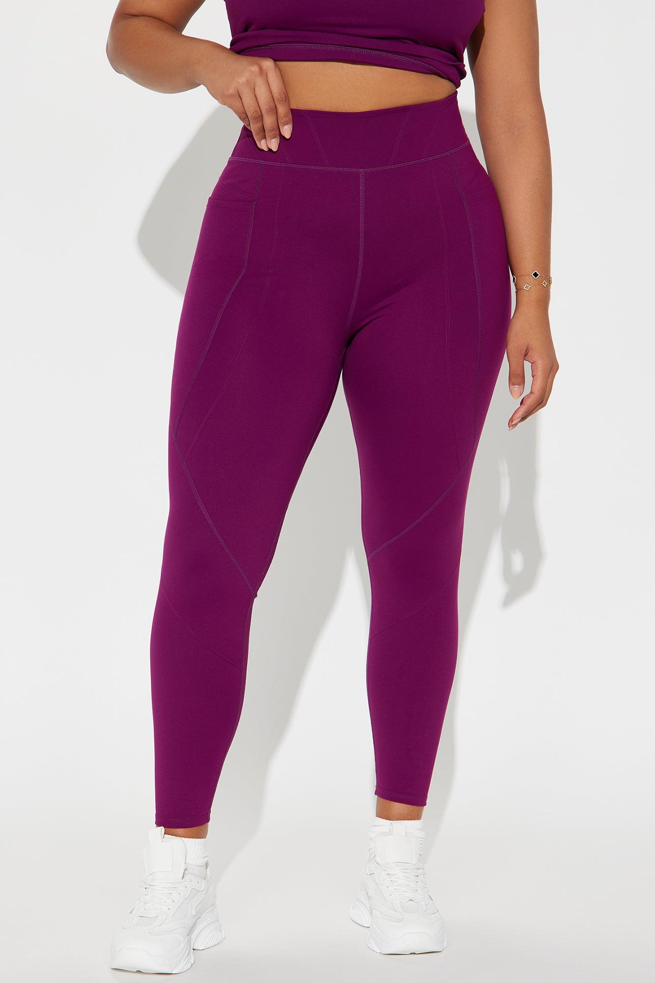 Energy Surge Super Soft Legging - Plum Product Image