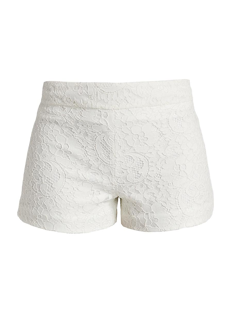 Womens Dunn Lace Mid-Rise Shorts Product Image