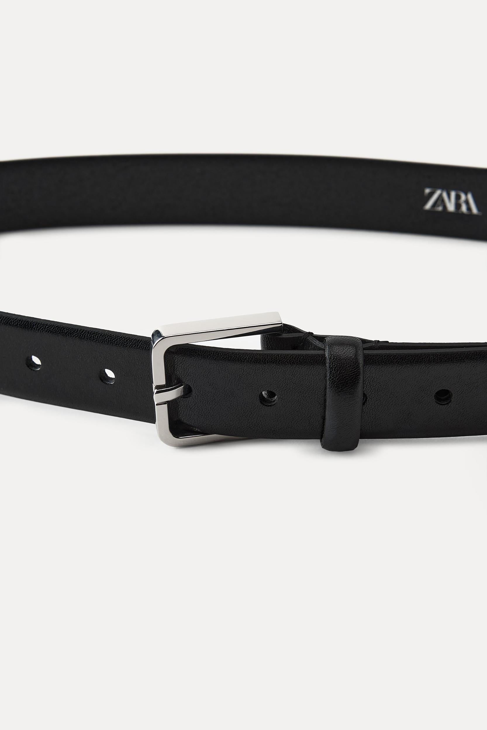 METAL BUCKLE LEATHER BELT Product Image