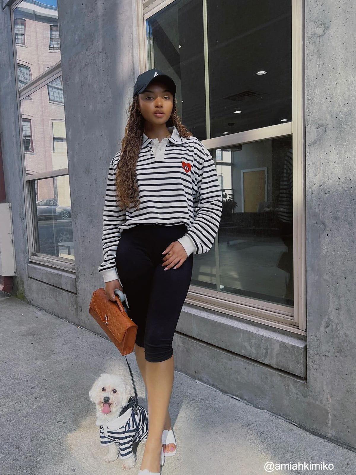 Aelfric Eden Embroidery Heartie Polo Sweatshirt Product Image