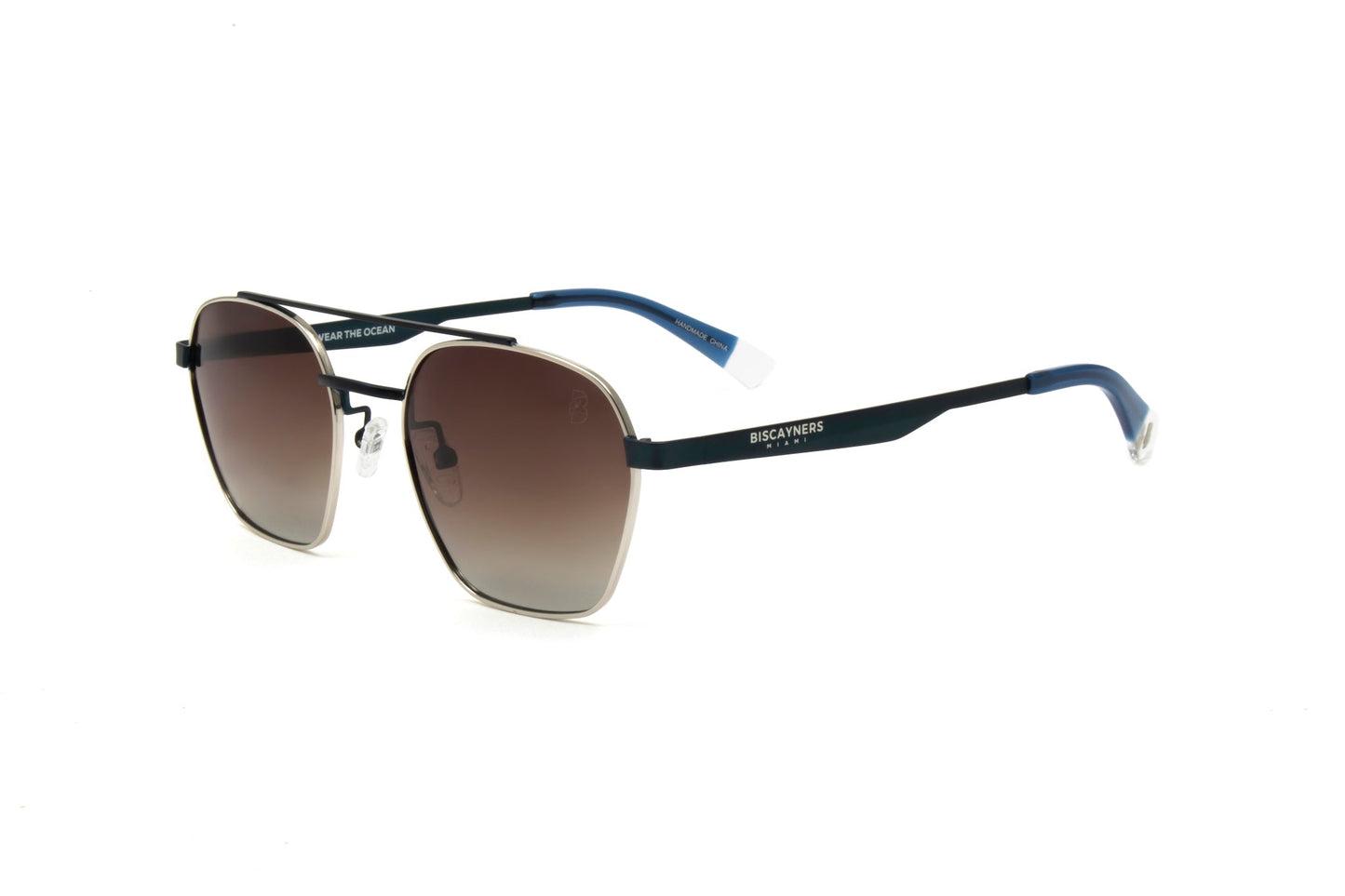 Biscayners Woodcrest Blue Men's Sunglasses Male Product Image