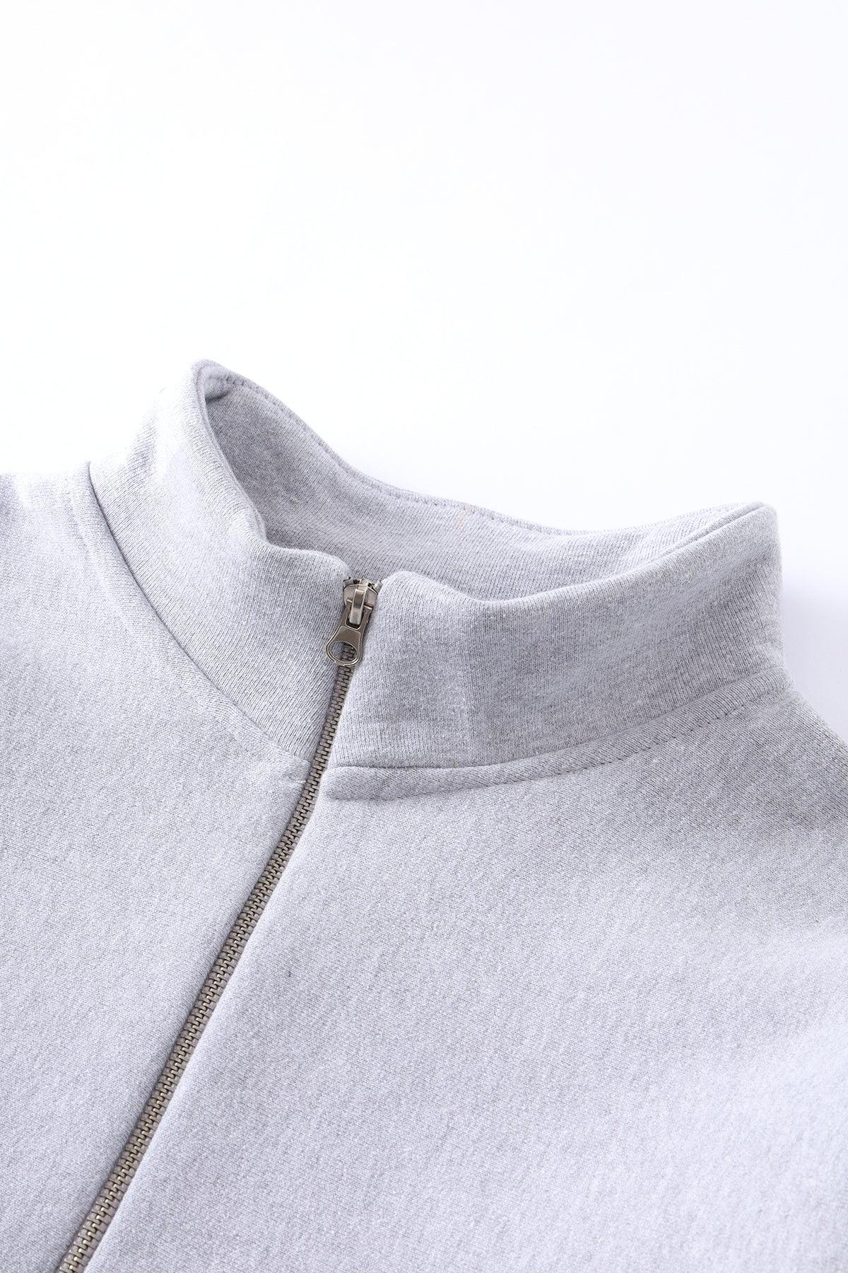Power Goods - Super Weight Quarter Zip - Heather Grey Product Image
