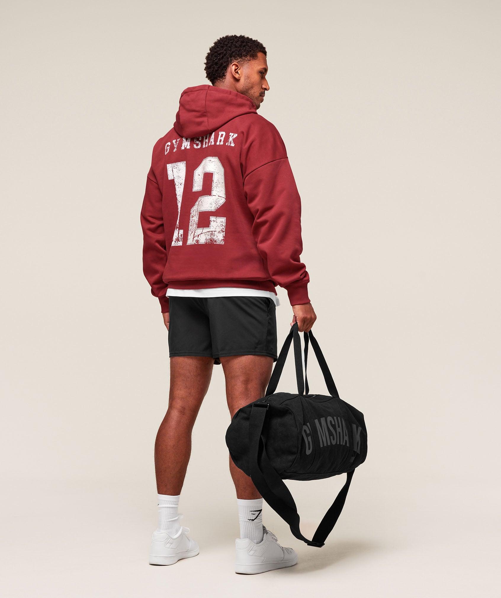 Gymshark Campus Hoodie - Athletic Burgundy Male Product Image
