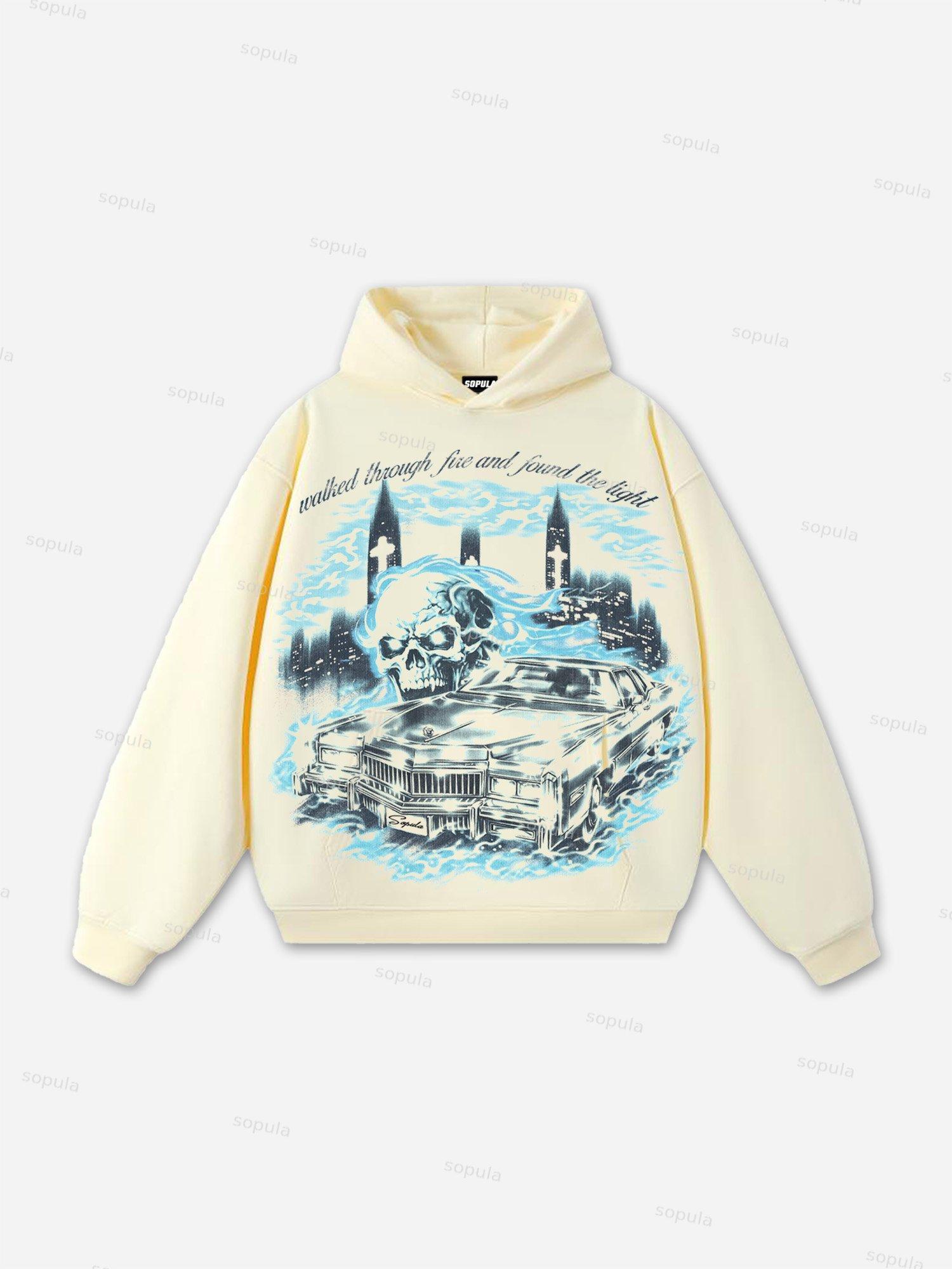 God's Eye Vintage Graphic Distressed Sleeveless Shirts Tank Top Product Image