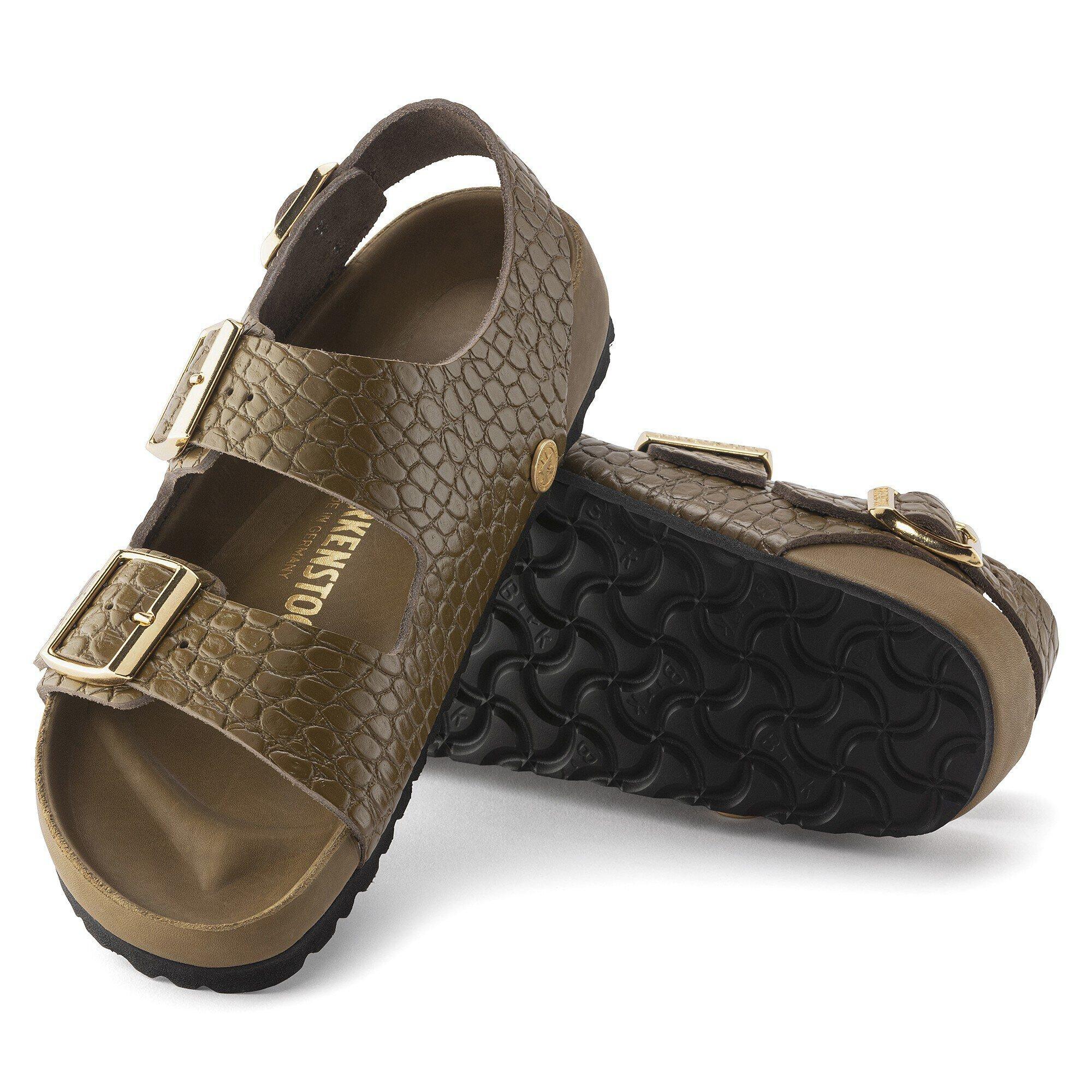 Milano Rivet Logo Natural Leather Embossed Product Image