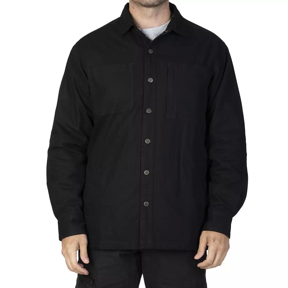 Men's Sonoma Goods For Life® Fleece-Lined Canvas Shirt Jacket,  Product Image