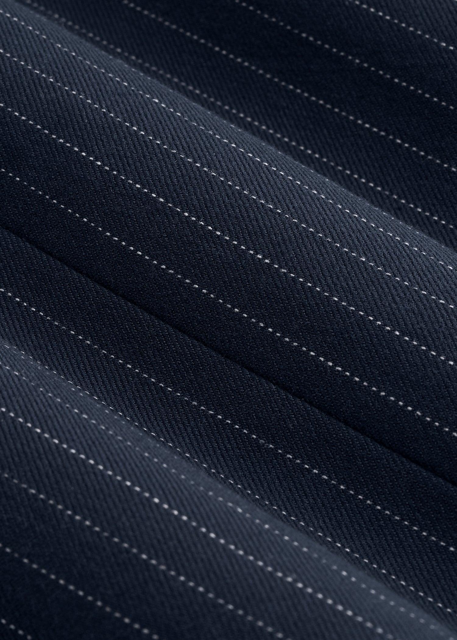 Tailored Tall Women's Vest in Navy Pinstripe Product Image