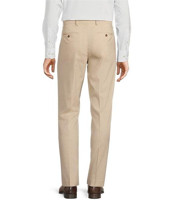 Murano Wardrobe Essentials Alex Slim Fit TekFit Waistband Suit Separates Flat Front Dress Pants Product Image