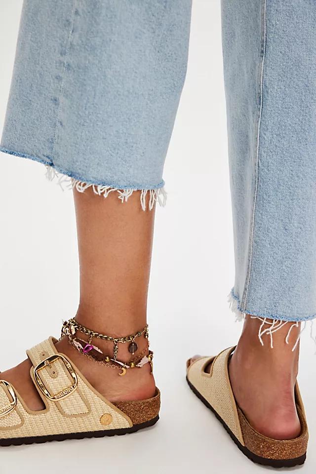 Birkenstock Arizona Raffia Big Buckle Sandals Product Image