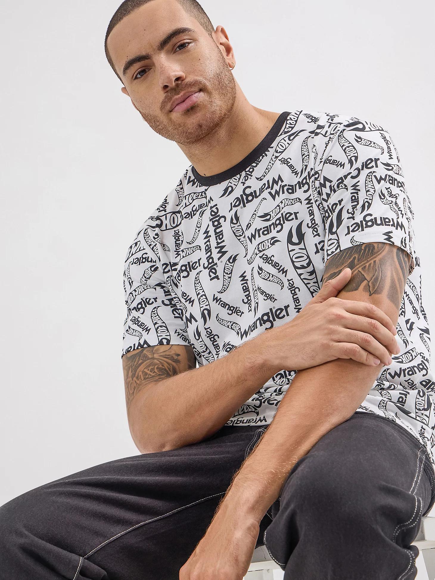 Wrangler® x Hot Wheels™ Men's Logo T-Shirt in Bright Product Image