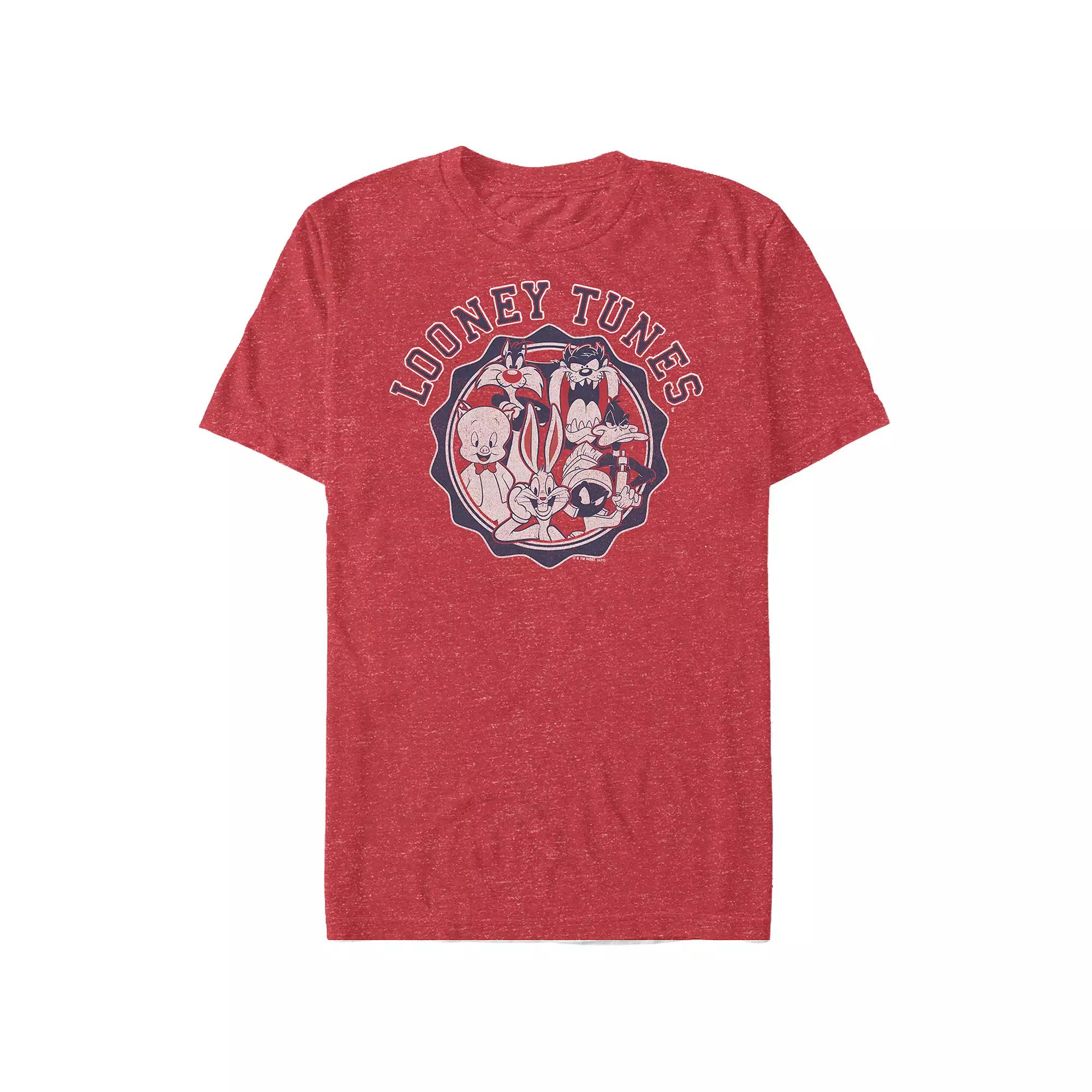 Big & Tall Looney Tunes OG Stamp Graphic Tee, Men's,  Product Image