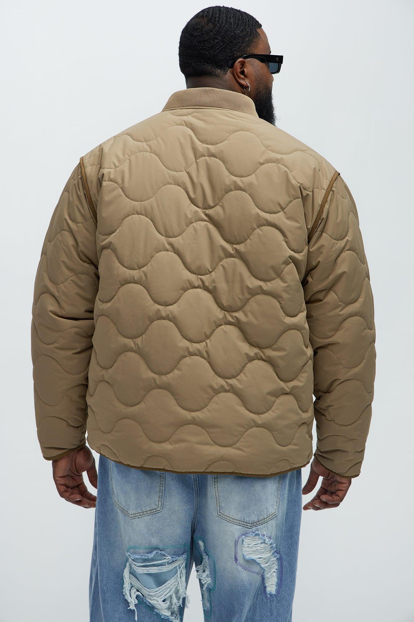 Hartford Ripstop  Quilted Jacket - Tan Product Image