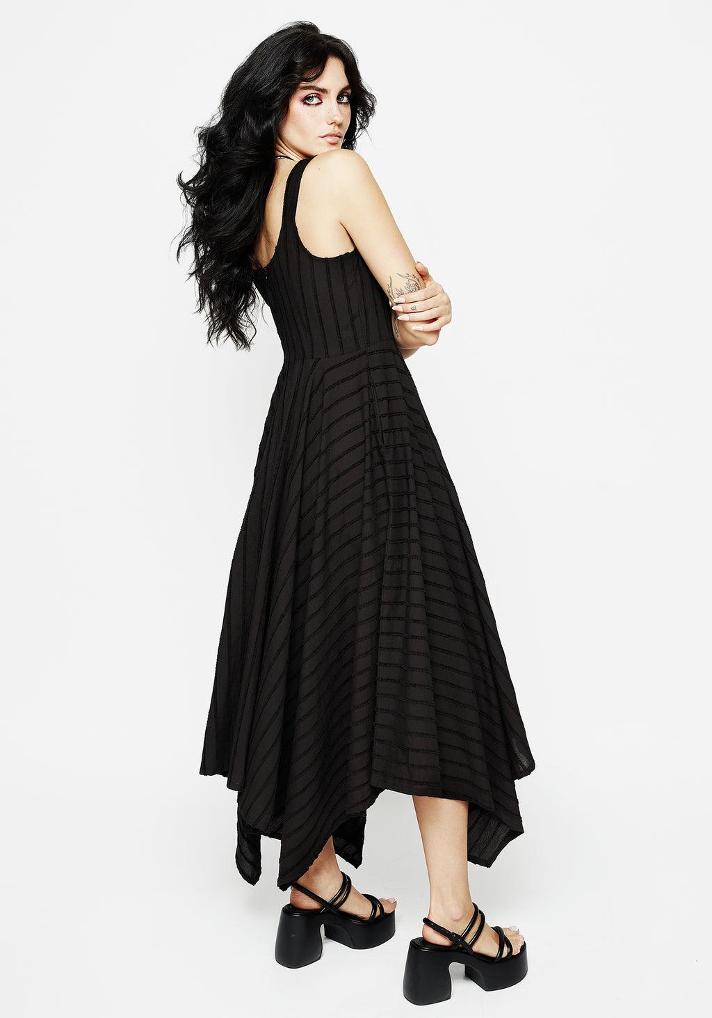 Blythe Handkerchief Hem Midaxi Dress Product Image