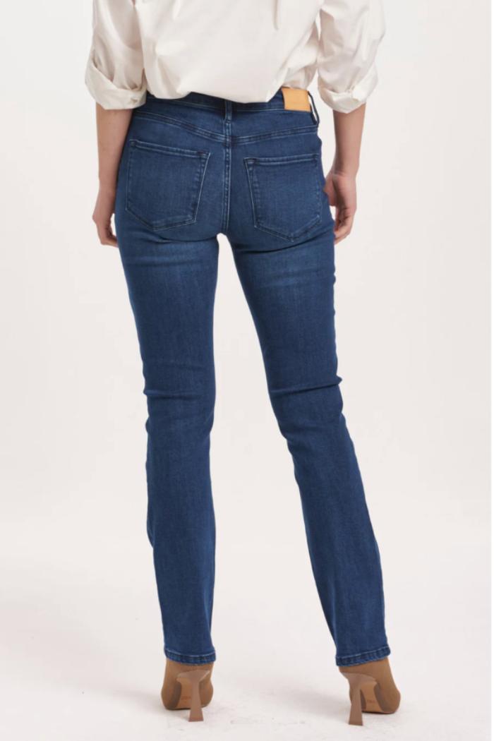 Blaire Violet Blue Straight Jeans Product Image