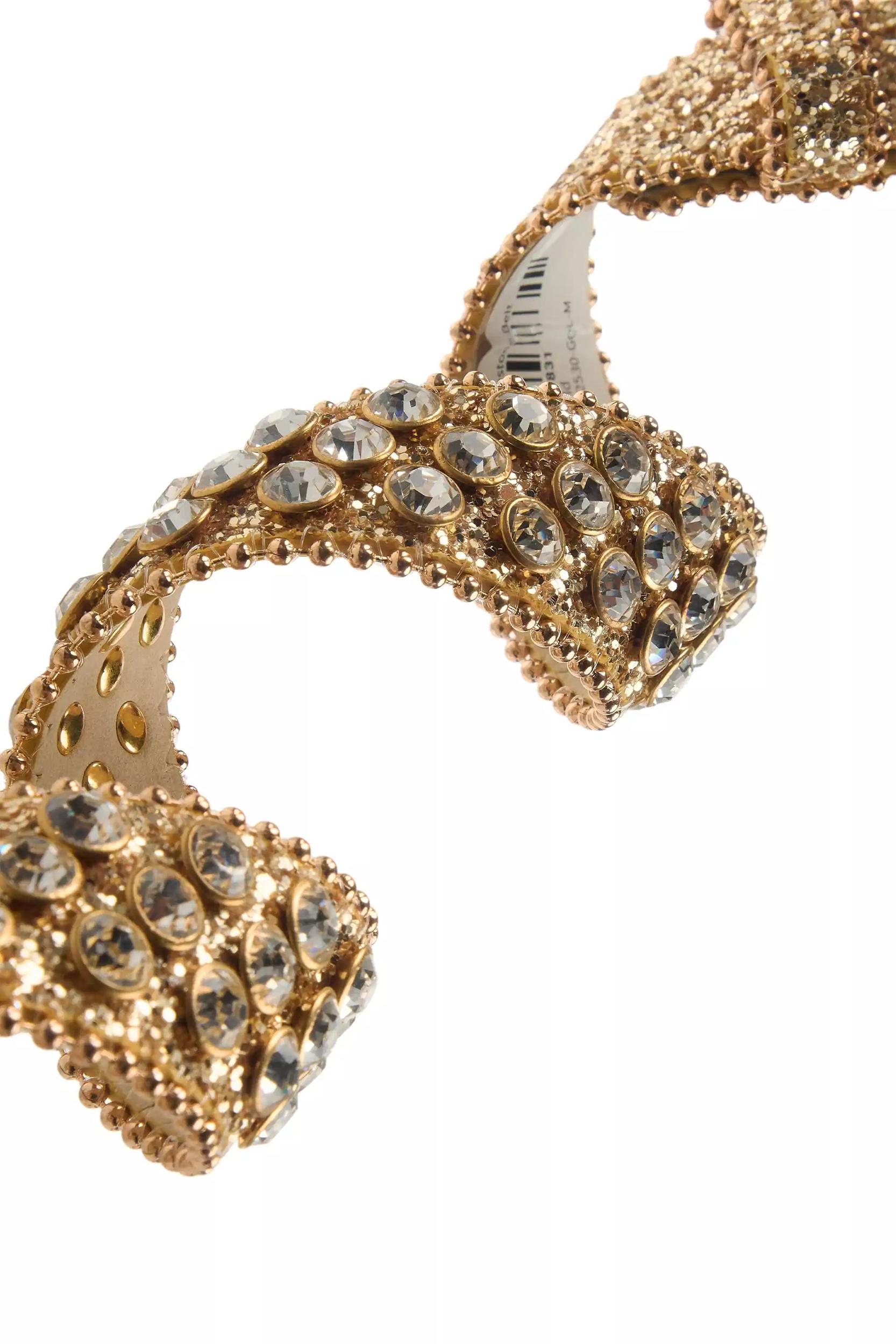 Jazlynn Gold Rhinestone Belt Female Product Image