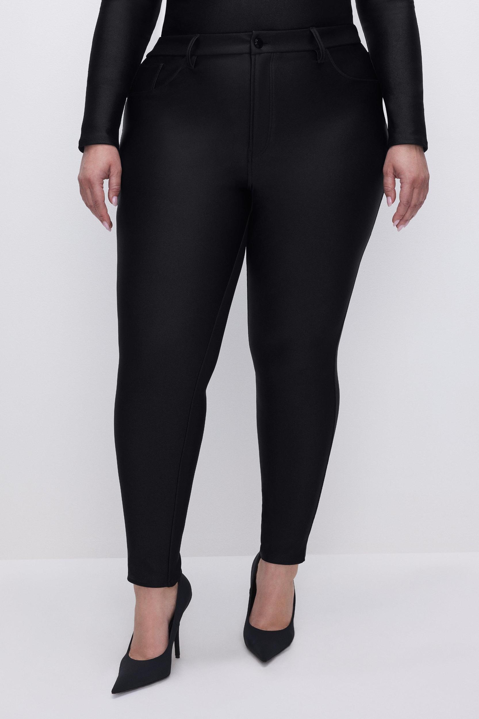 COMPRESSION SHINE GOOD WAIST LEGGINGS | BLACK001 Product Image