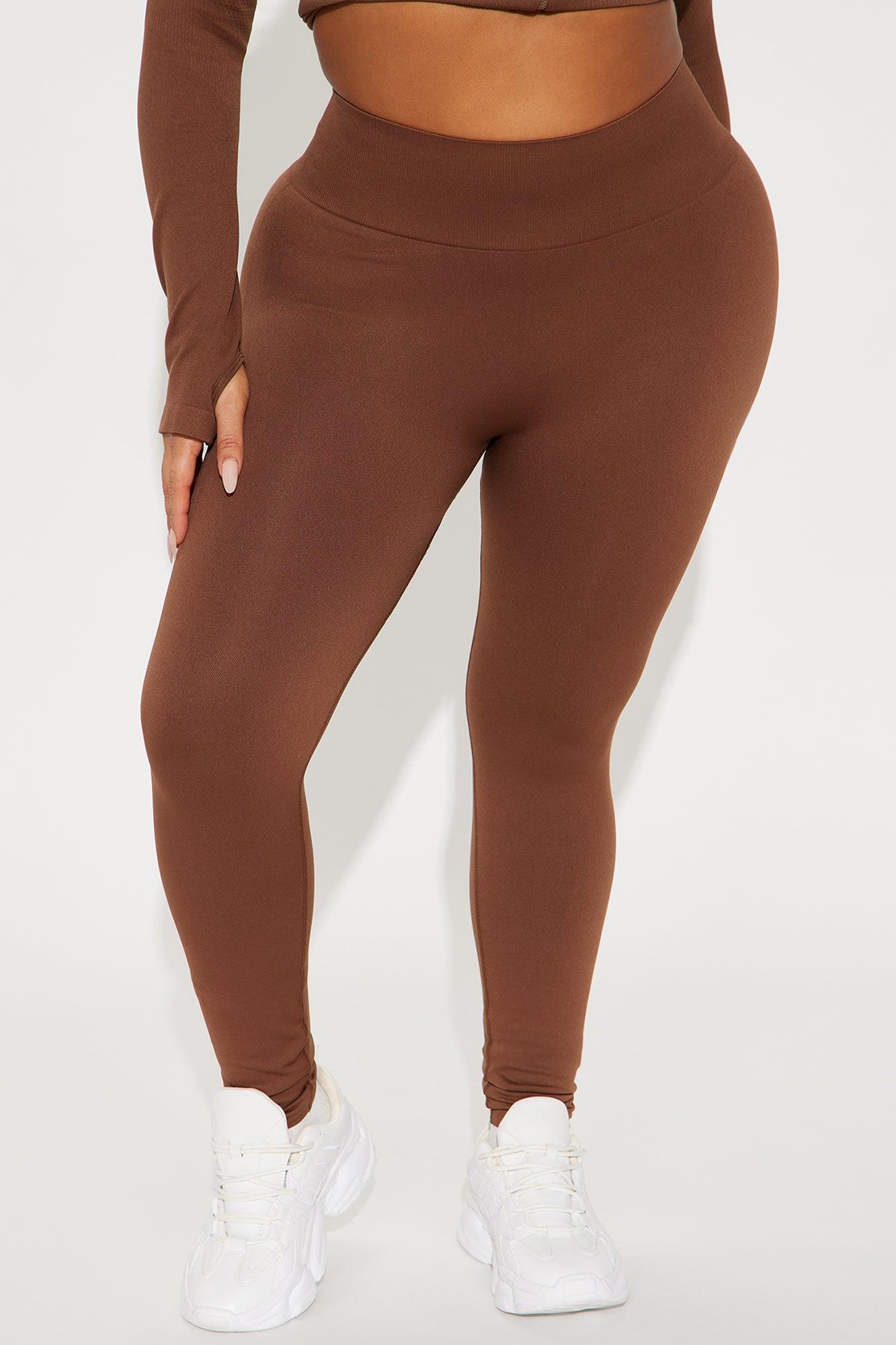 Smooth Sculpt Seamless Active 7/8 Legging - Mocha Product Image