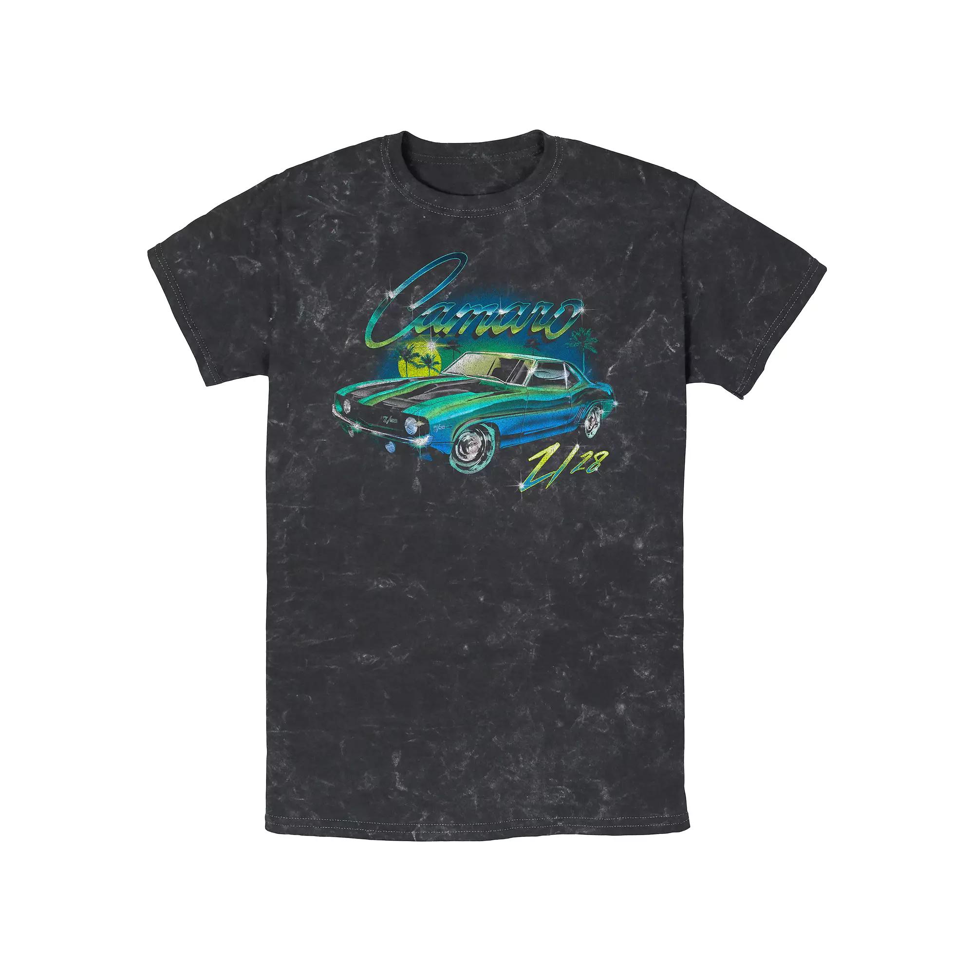 Men's Chevrolet Camaro Mineral Wash Graphic Tee,  Product Image