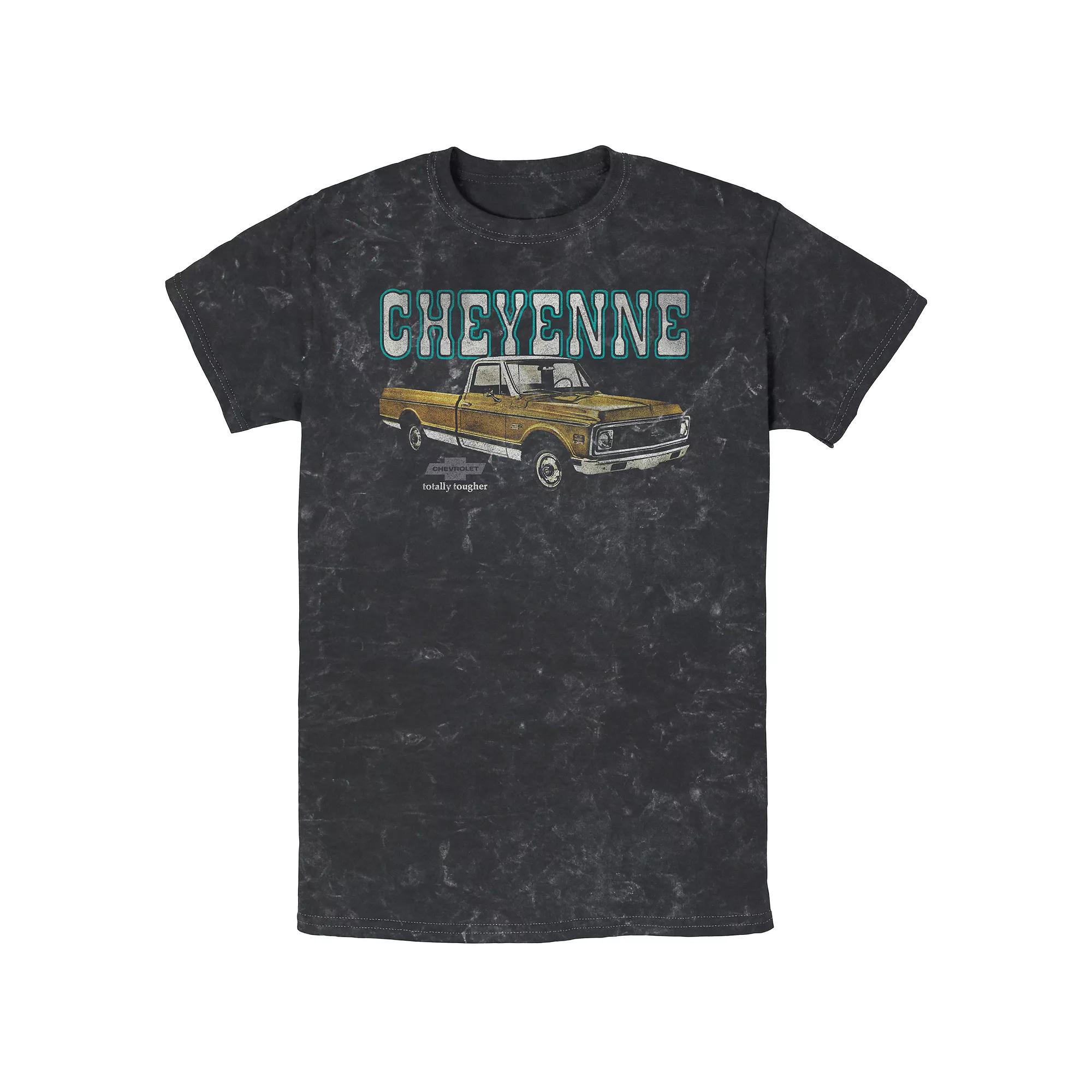 Men's Chevrolet Cheyenne Vintage Mineral Wash Graphic Tee,  Product Image