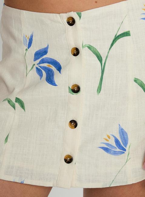 Summer Sonnet Mini Skirt Multi Product Image