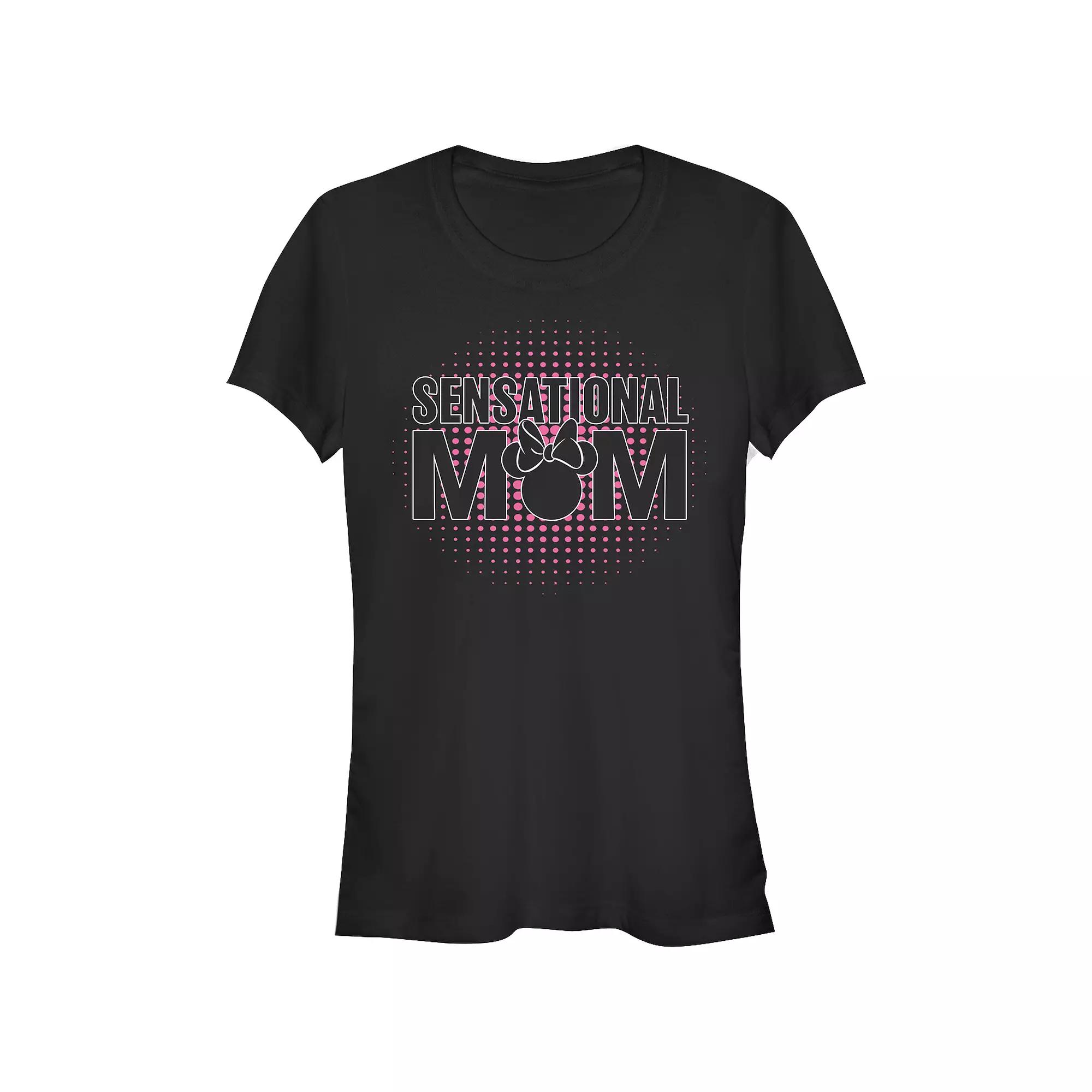 Disney's Minnie Mouse Sensational Mom Juniors' Graphic Tee, Women's,  Product Image