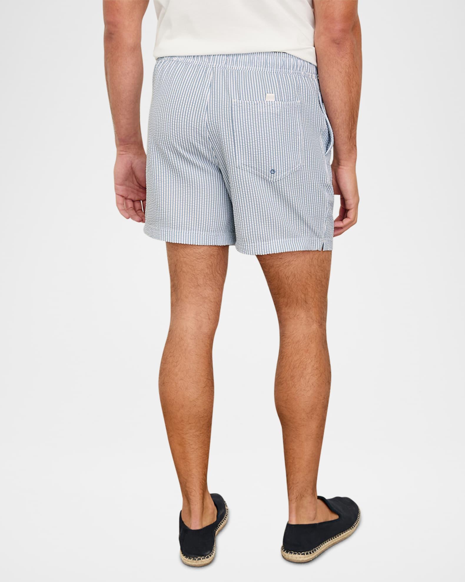 Men's La Brea Stripe Seersucker Swim Trunks Product Image