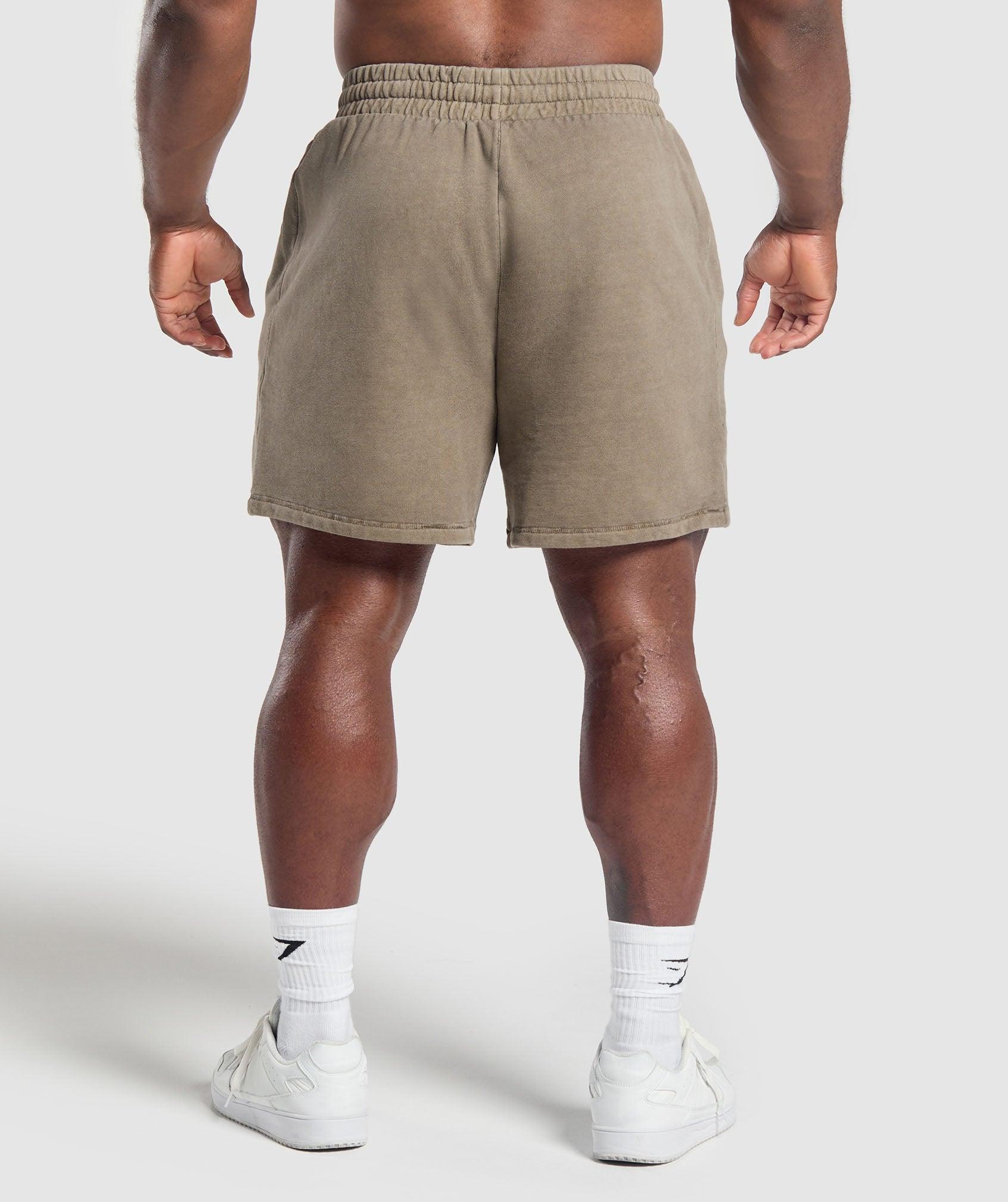 Gymshark Premium Legacy Shorts - Camo Brown Male Product Image