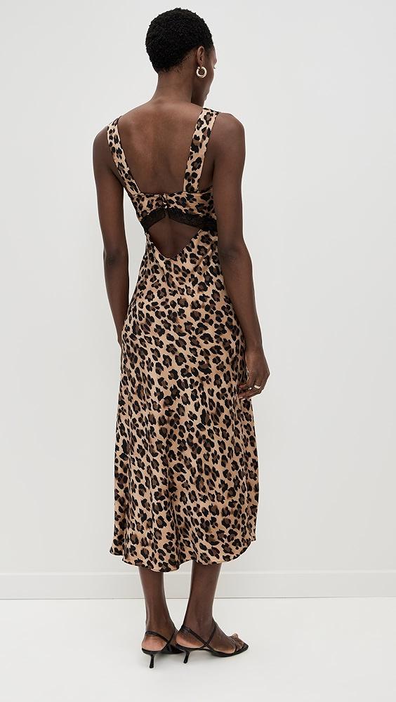 BARDOT Emory Printed Satin Slip Dress | Shopbop Product Image