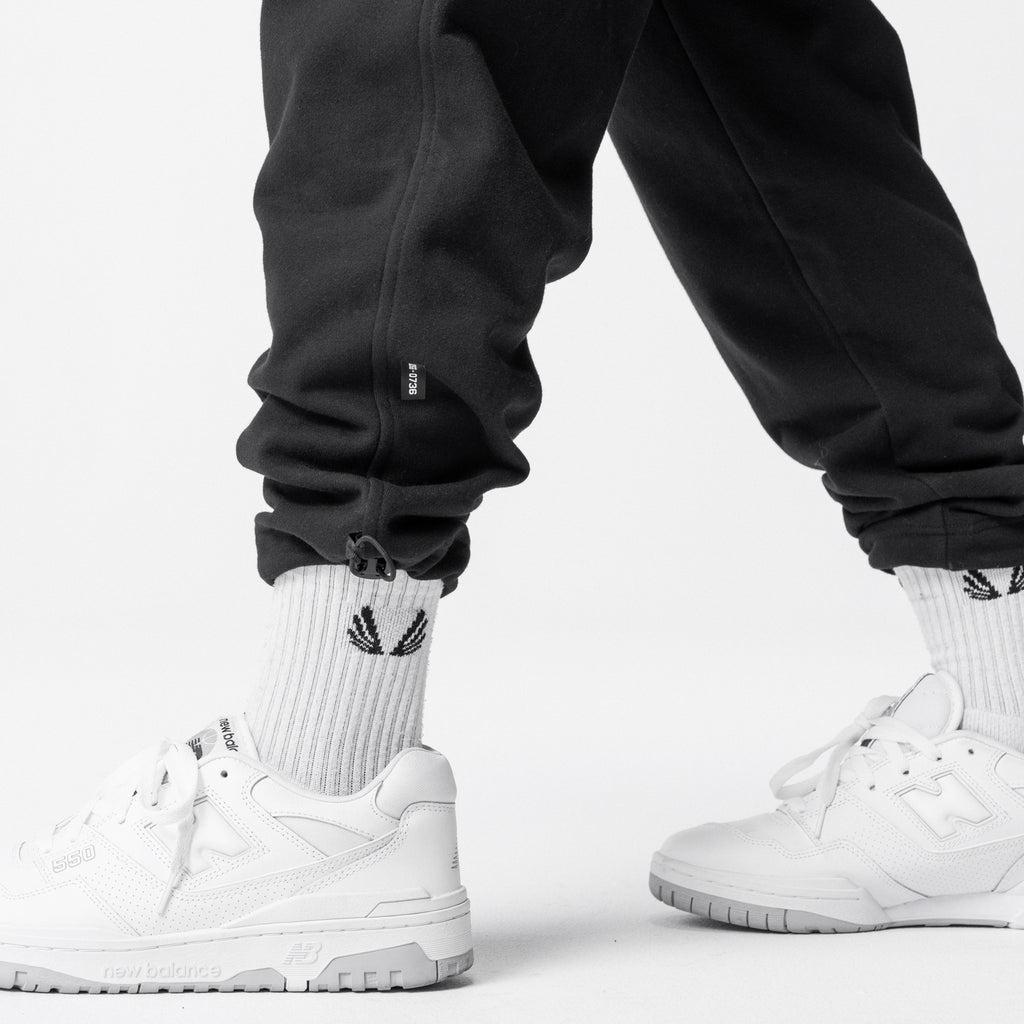 0736. Tech-Terry™ Cinch Cargo Jogger - Black Product Image