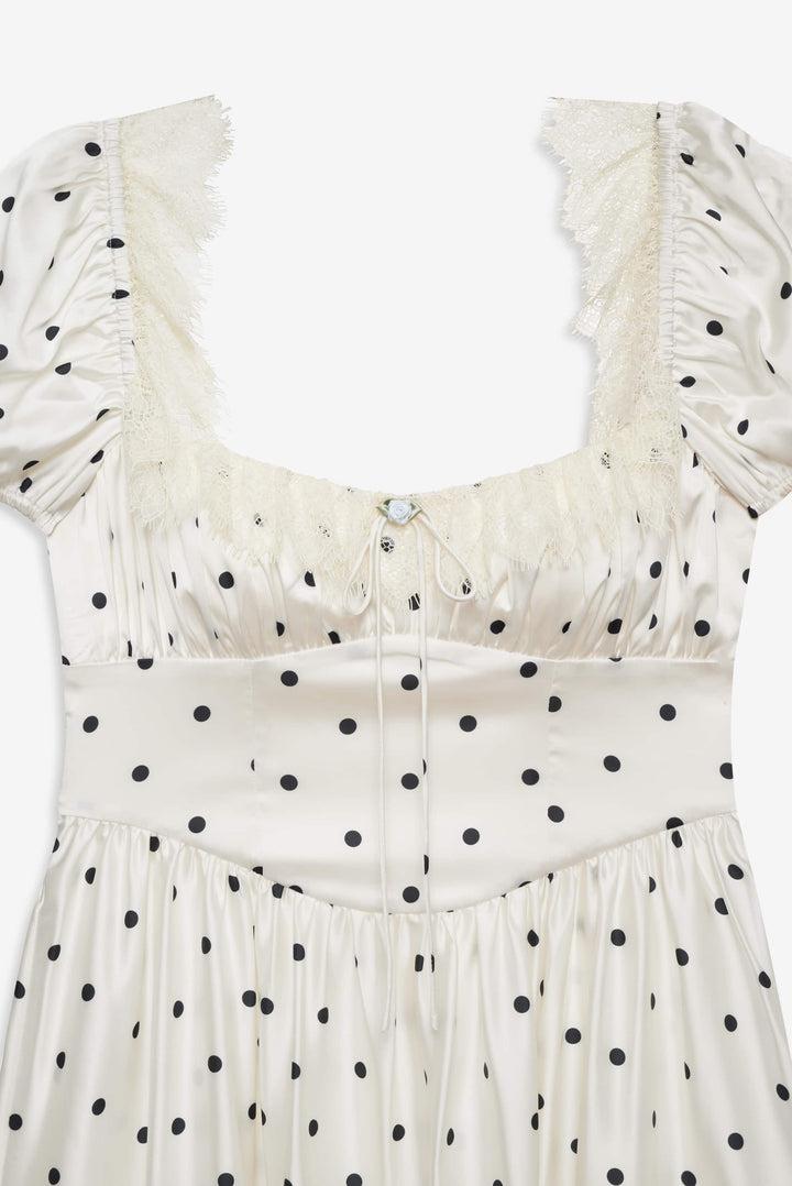 Ines Midi Dress — Cream Product Image