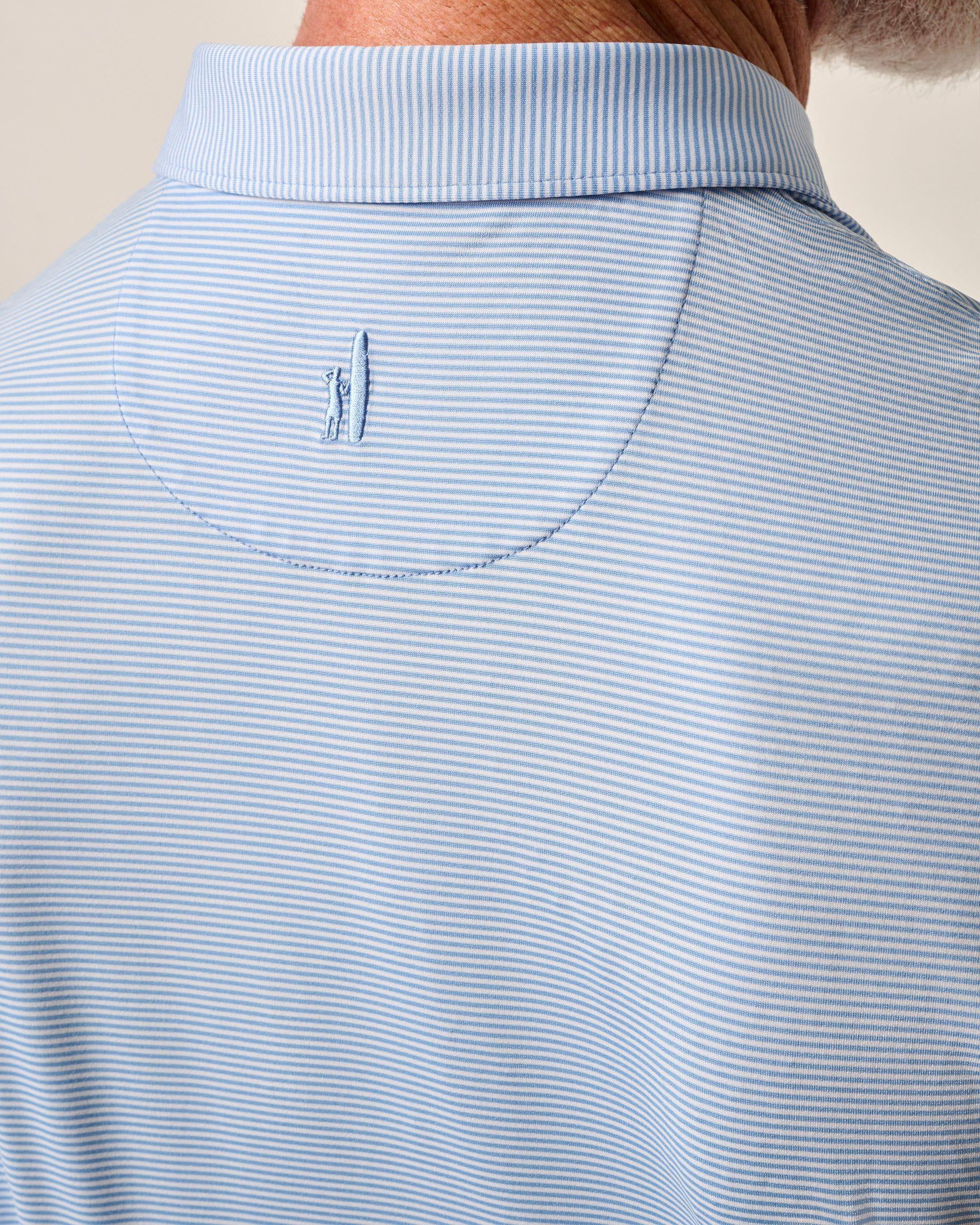 PerryGolf Performance Jersey Polo - Lyndonn Stripe Product Image