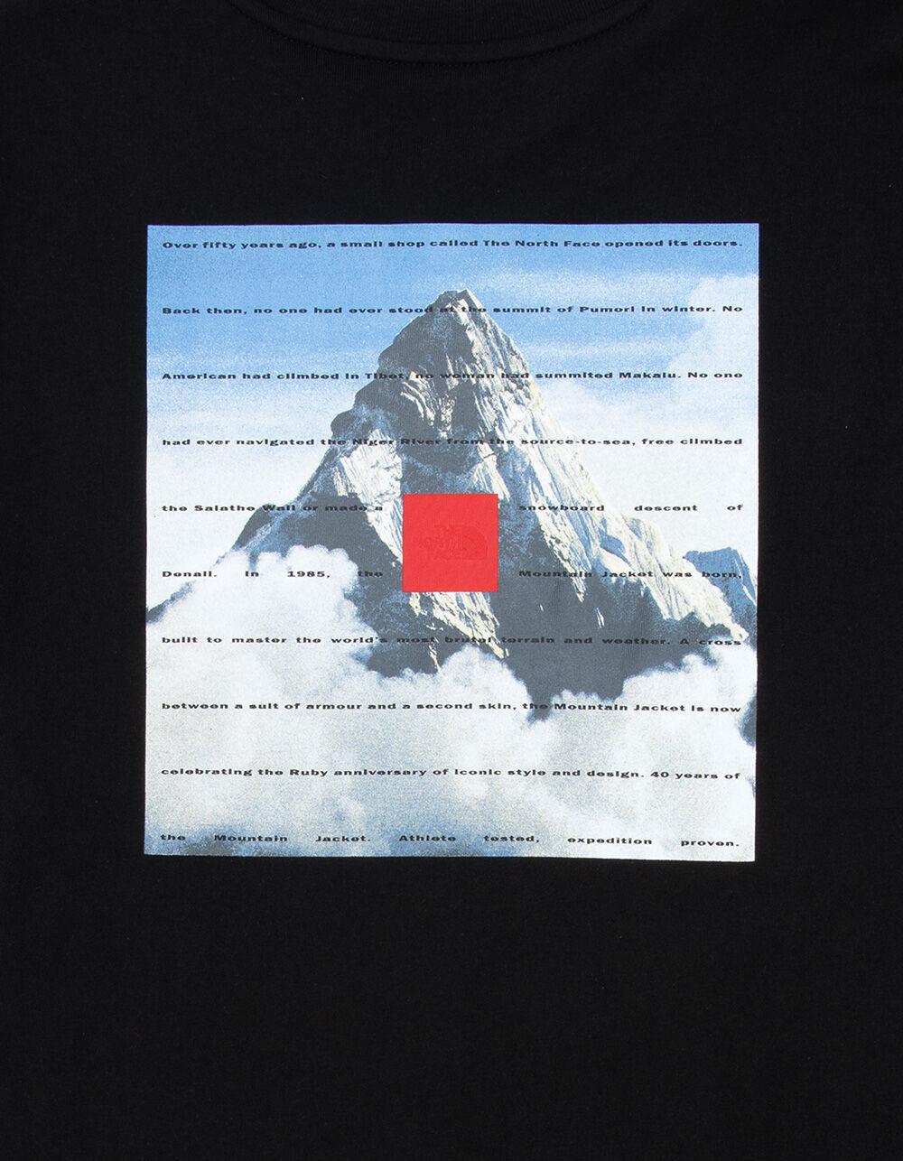 THE NORTH FACE 40th Anniversary Mens Heavyweight Tee - BLACK Product Image