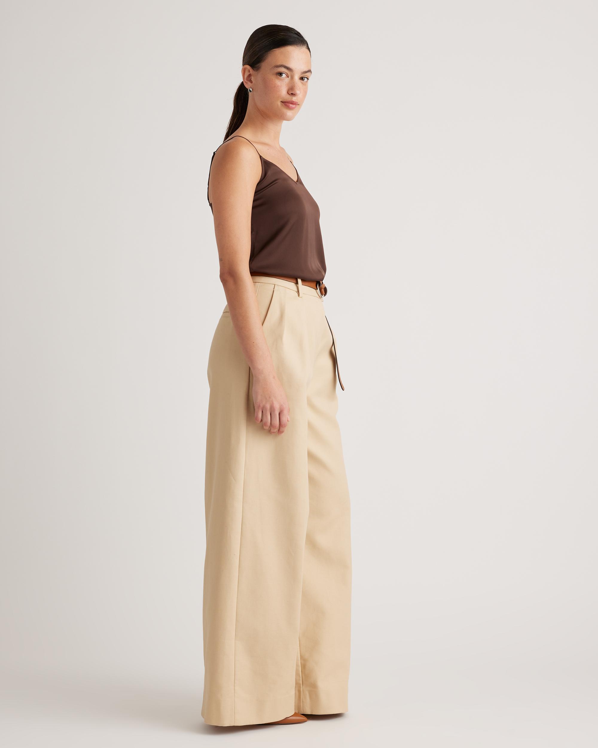 Quince | Women's Washable Stretch Silk V-Neck Cami Size XL Product Image