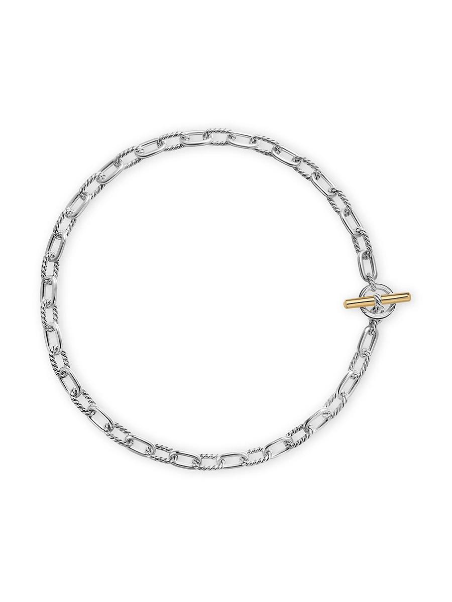 Womens DY Madison Toggle Chain Necklace in Sterling Silver Product Image