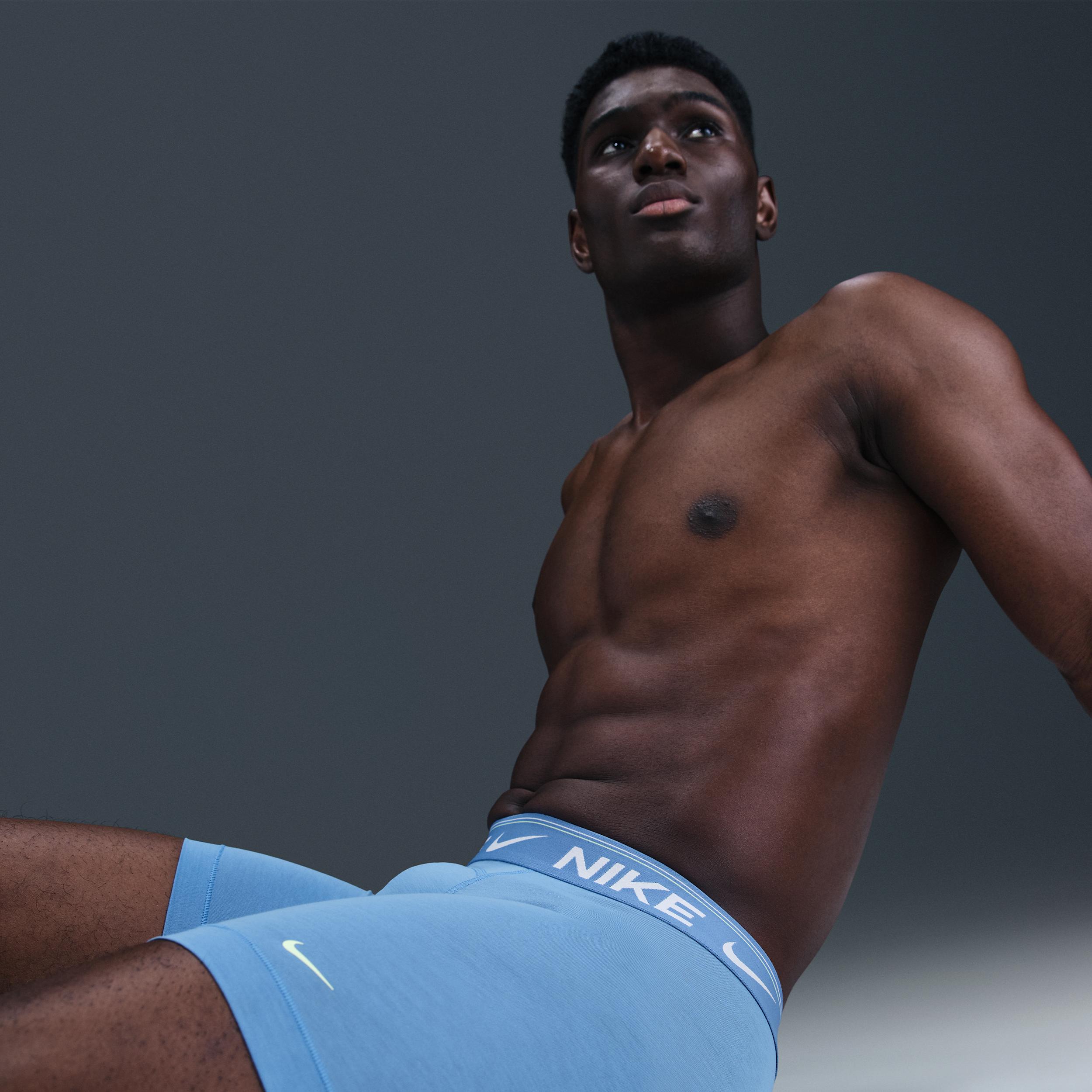 Nike Mens Dri-FIT Ultra Comfort Boxer Briefs (3-Pack) | KE1257-421 Product Image