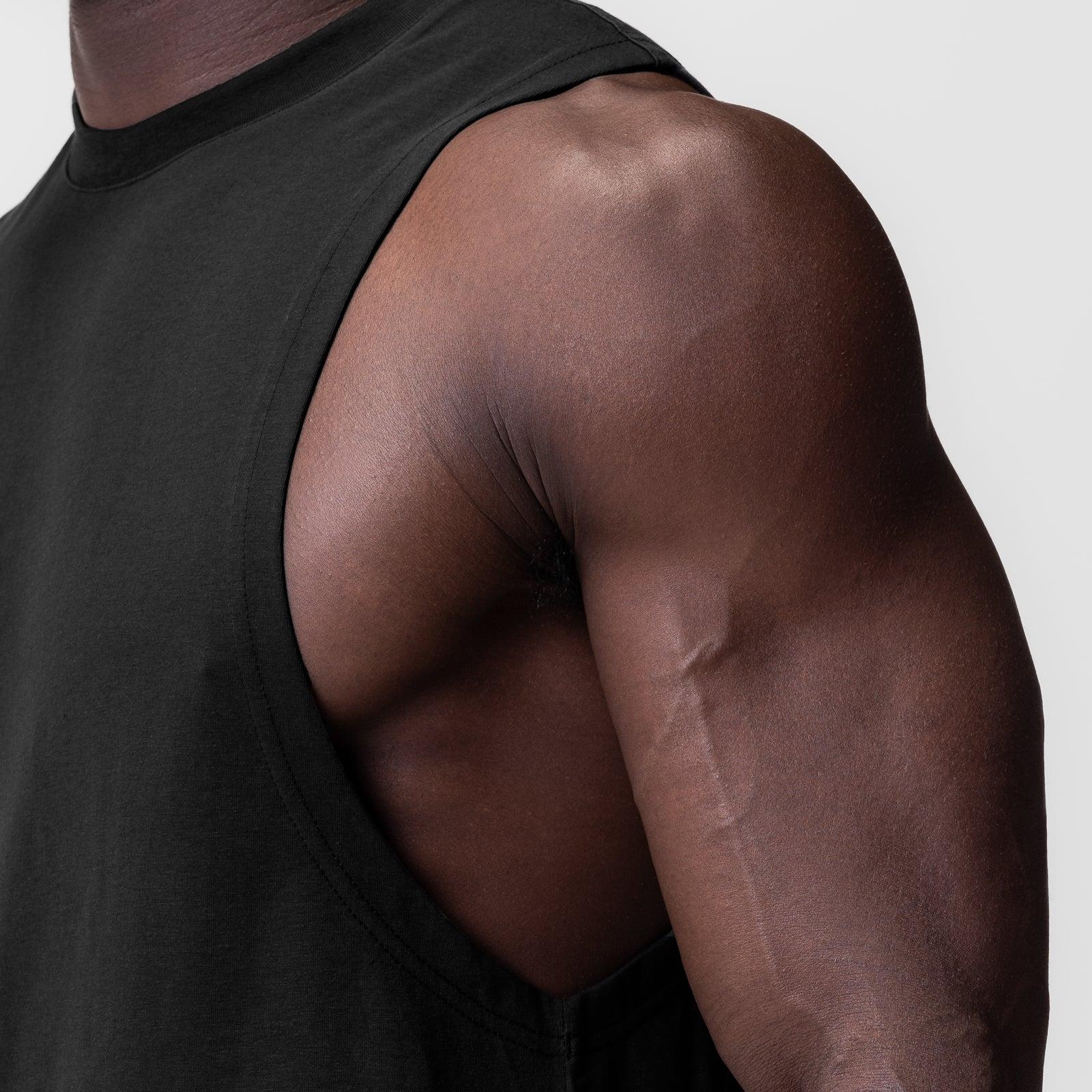 0926. Supima® Muscle Tank - Olive Product Image