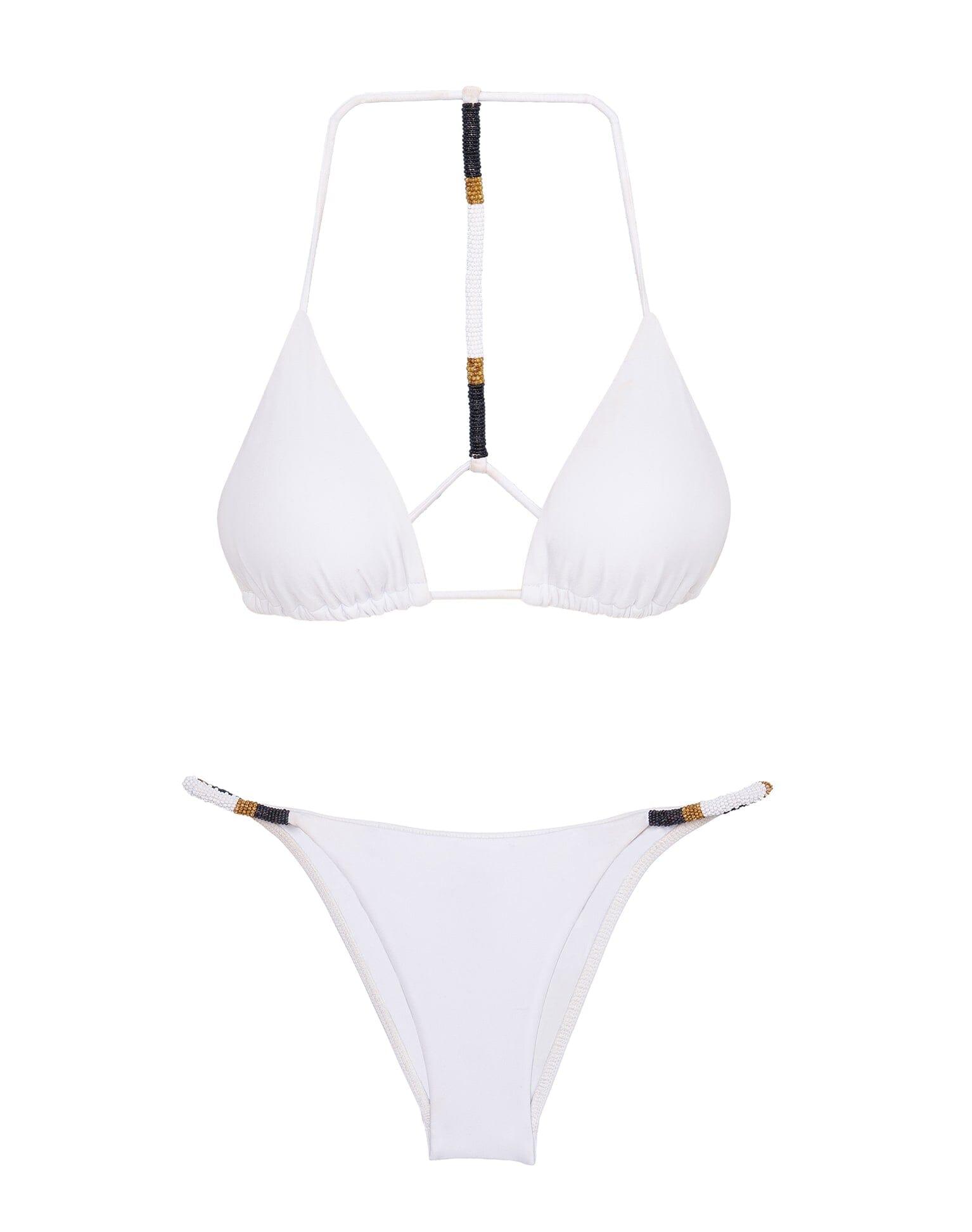Ella Triangle Top - White Product Image