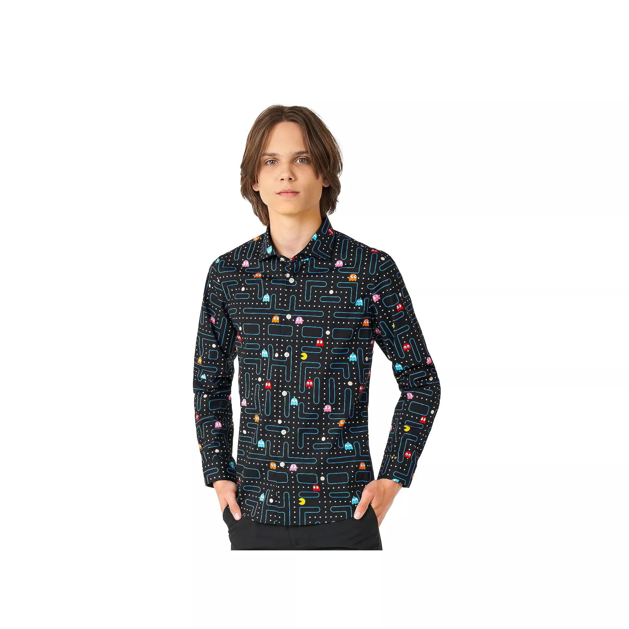 OppoSuits Kids Pac-Man™ Dress Shirt Product Image