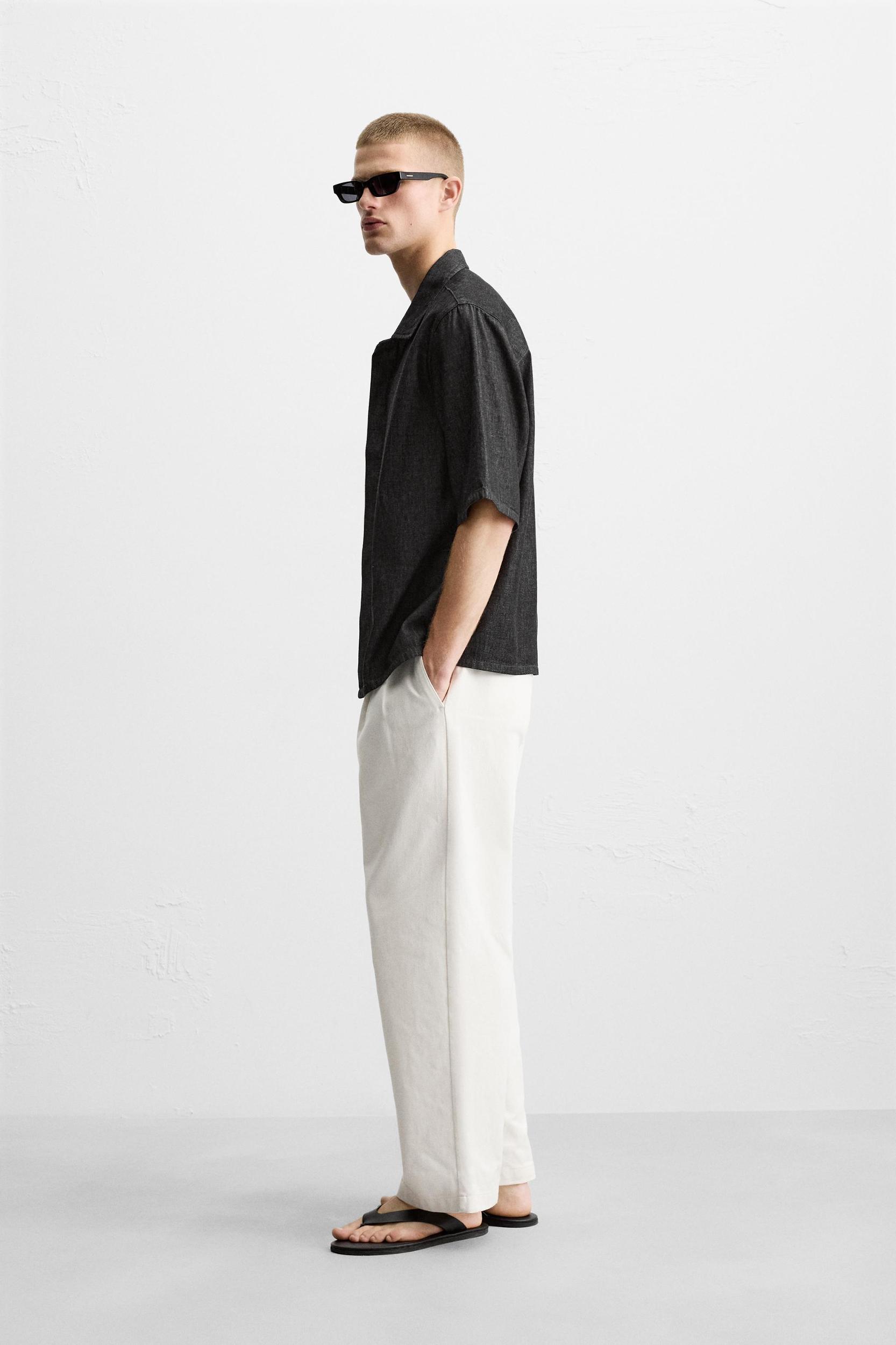 RELAXED FIT DENIM SHIRT Product Image