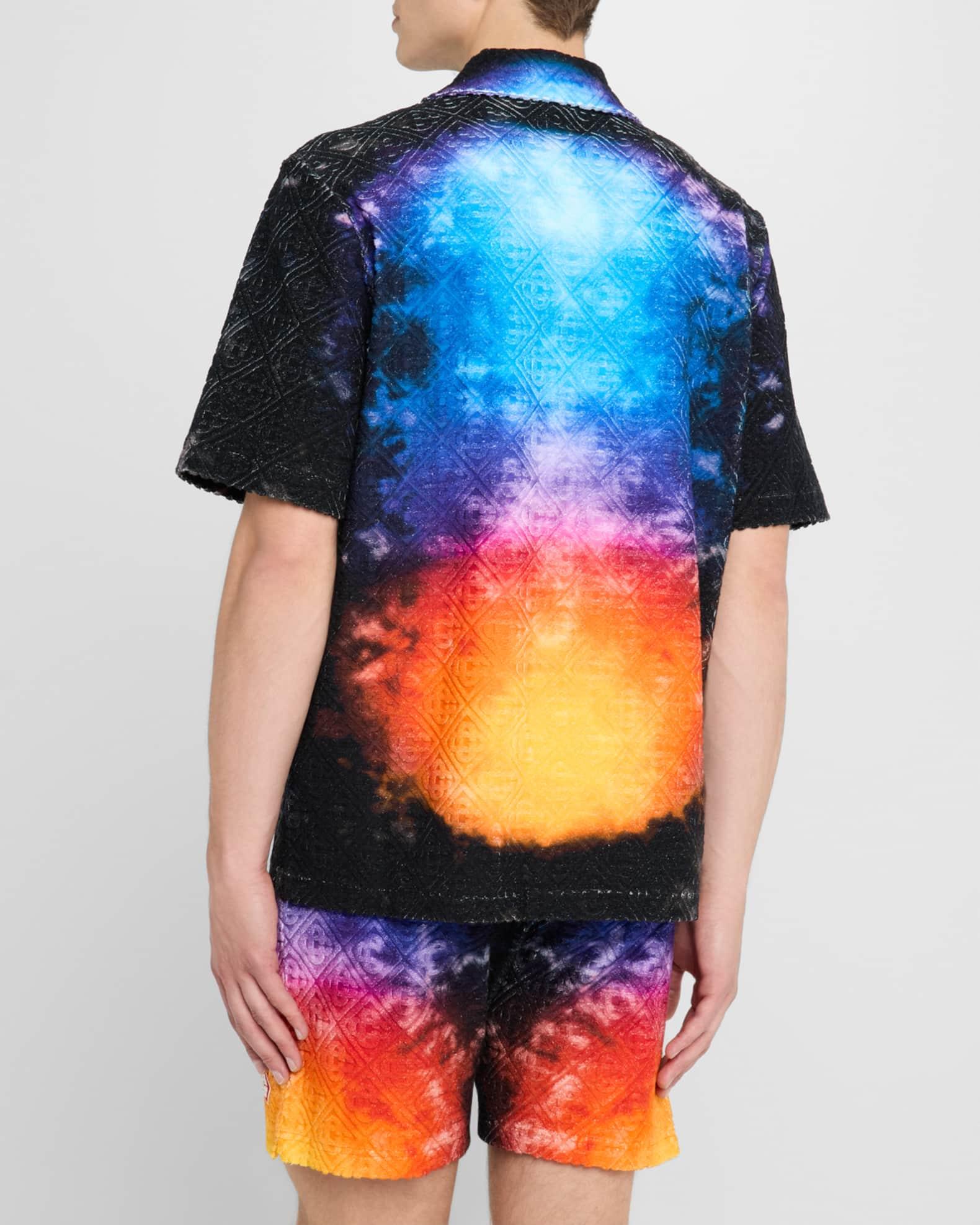 Men's Gradient Monogram Toweling Camp Shirt Product Image